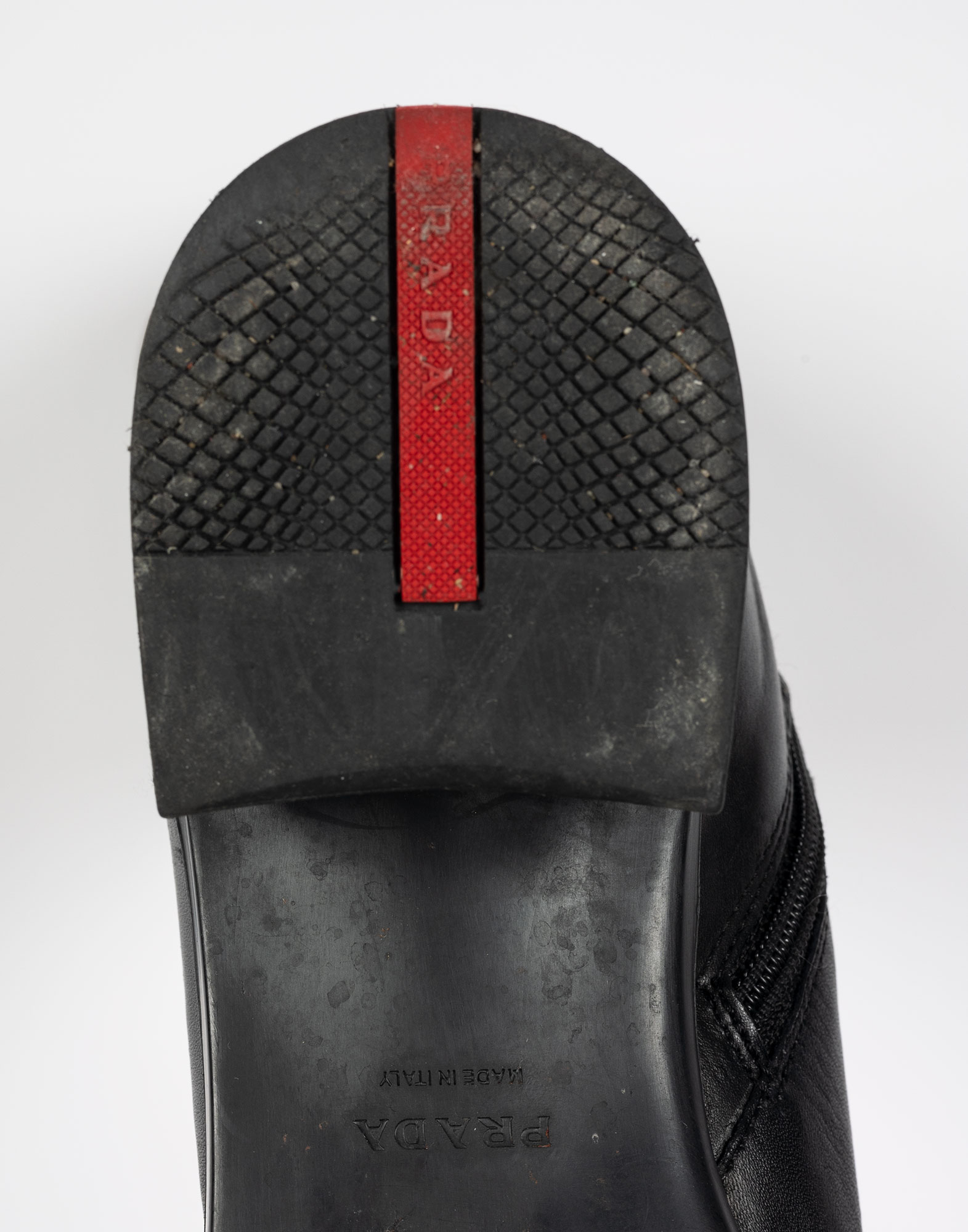 Prada - Stivali neri in tessuto - immagine 7
