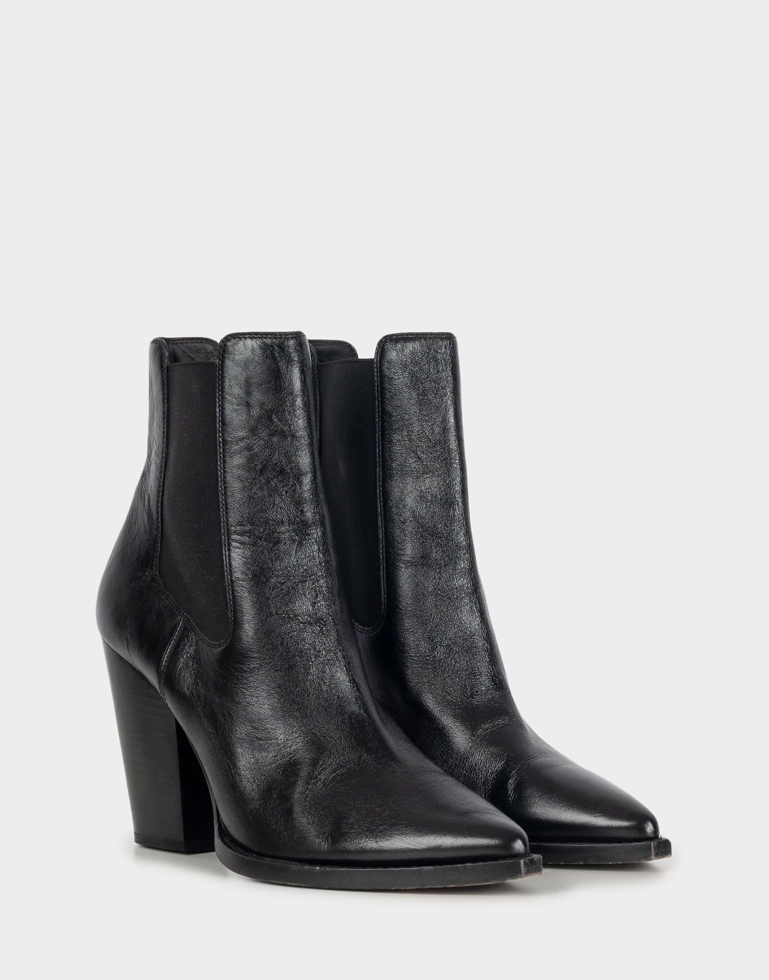 Saint Laurent - Stivaletti neri Theo - immagine 2