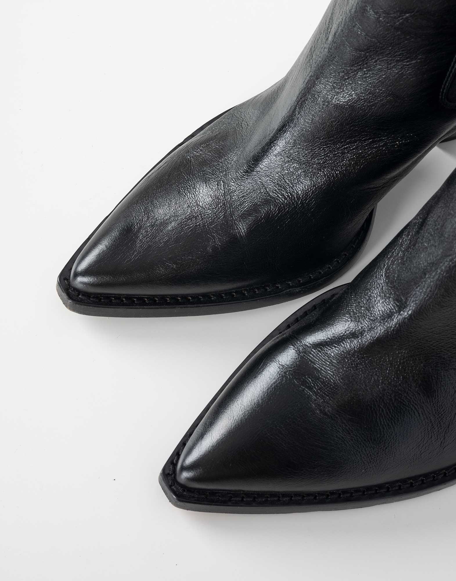 Saint Laurent - Stivaletti neri Theo - immagine 5