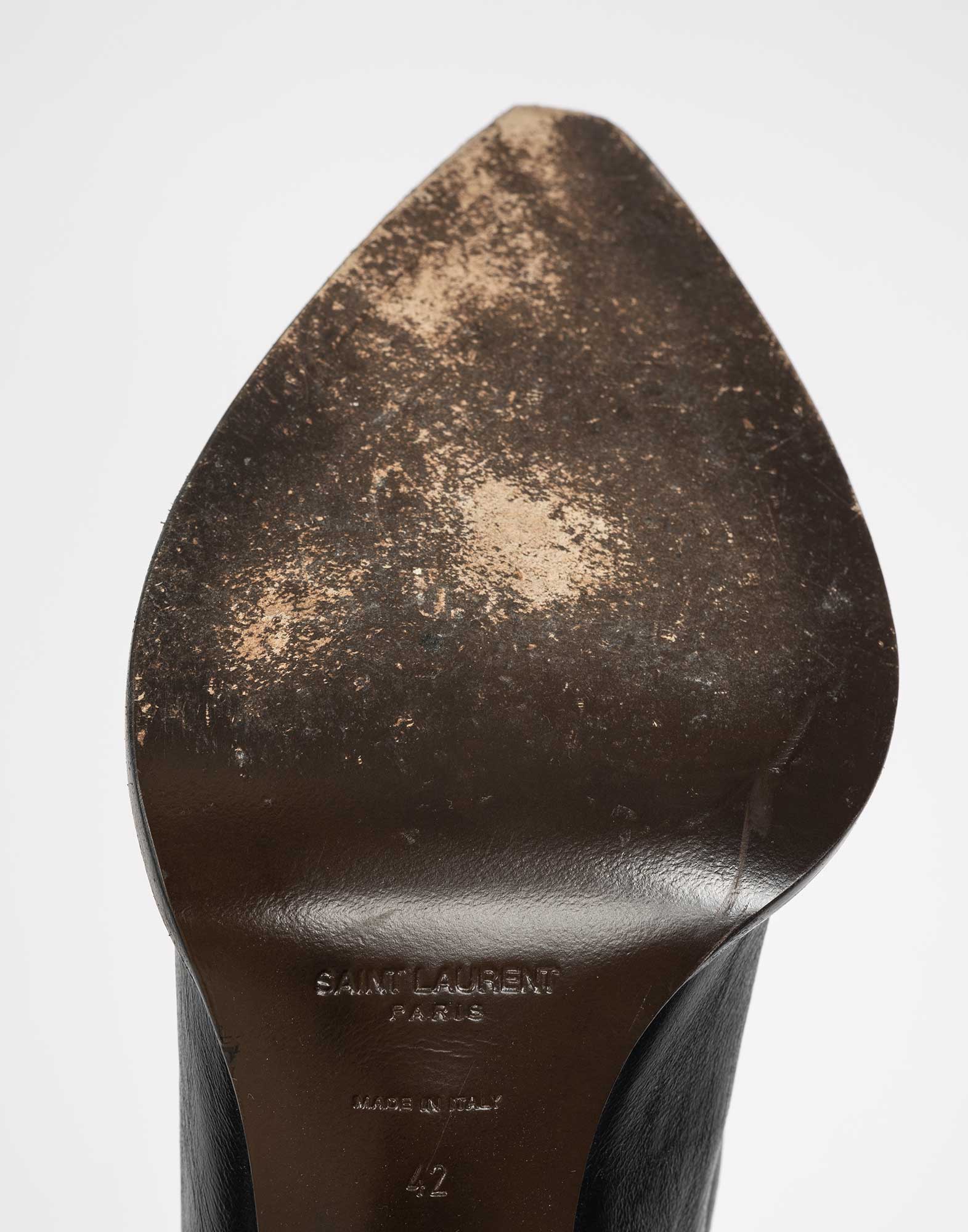Saint Laurent - Stivaletti neri Theo - immagine 6