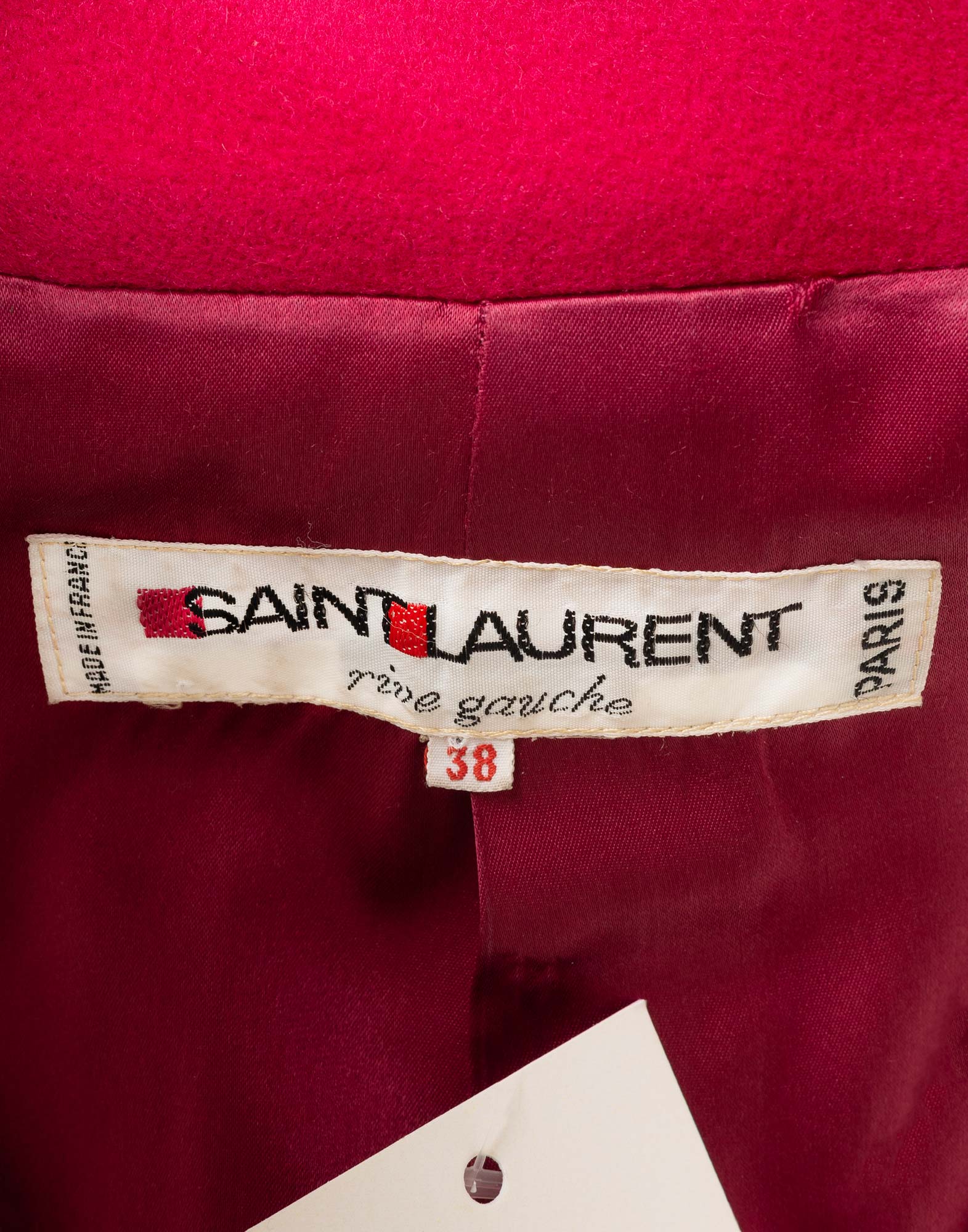 Saint Laurent - 80s fuchsia coat - Image 4