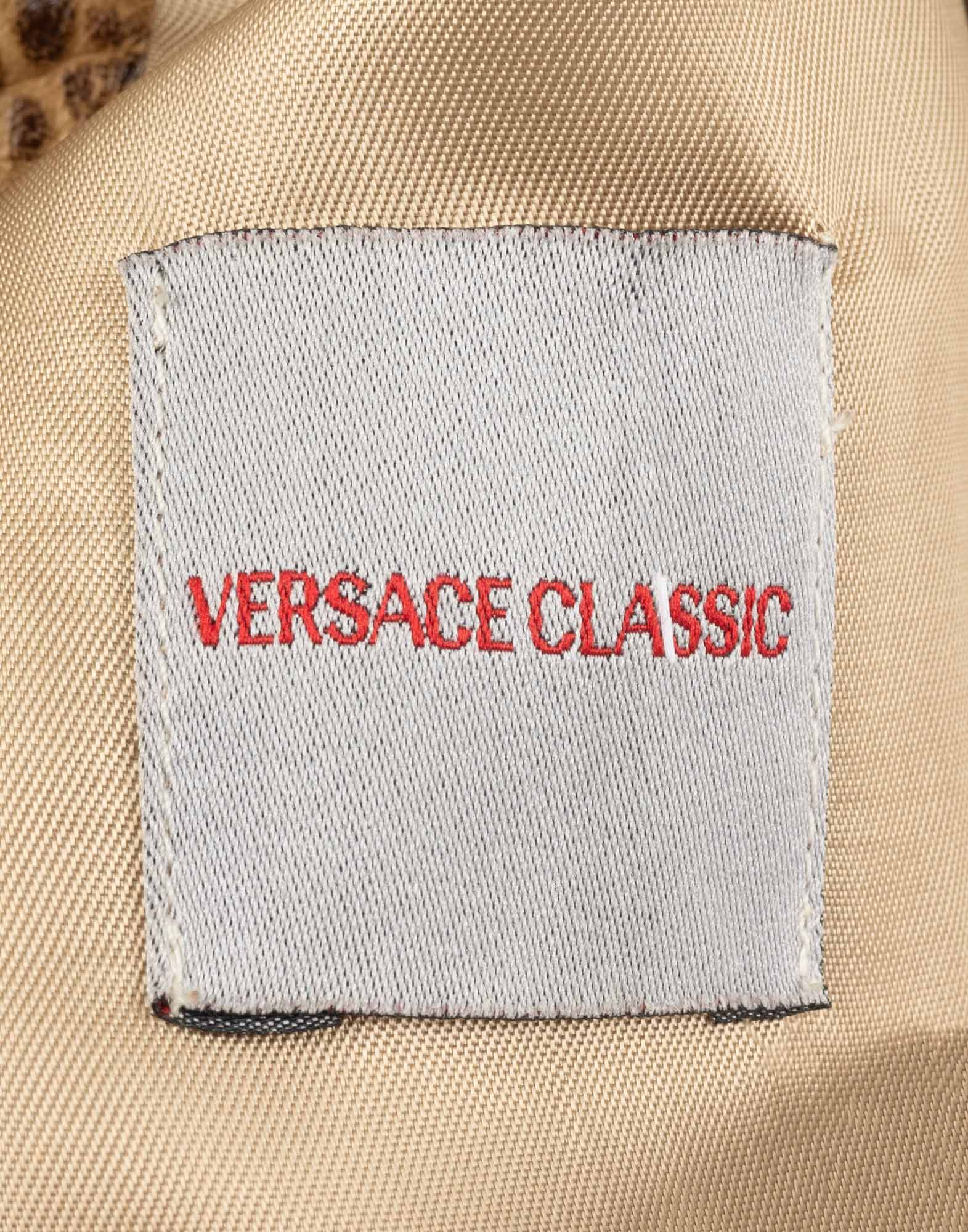 Versace Classic - Trench pelle anni 2000 - immagine 6
