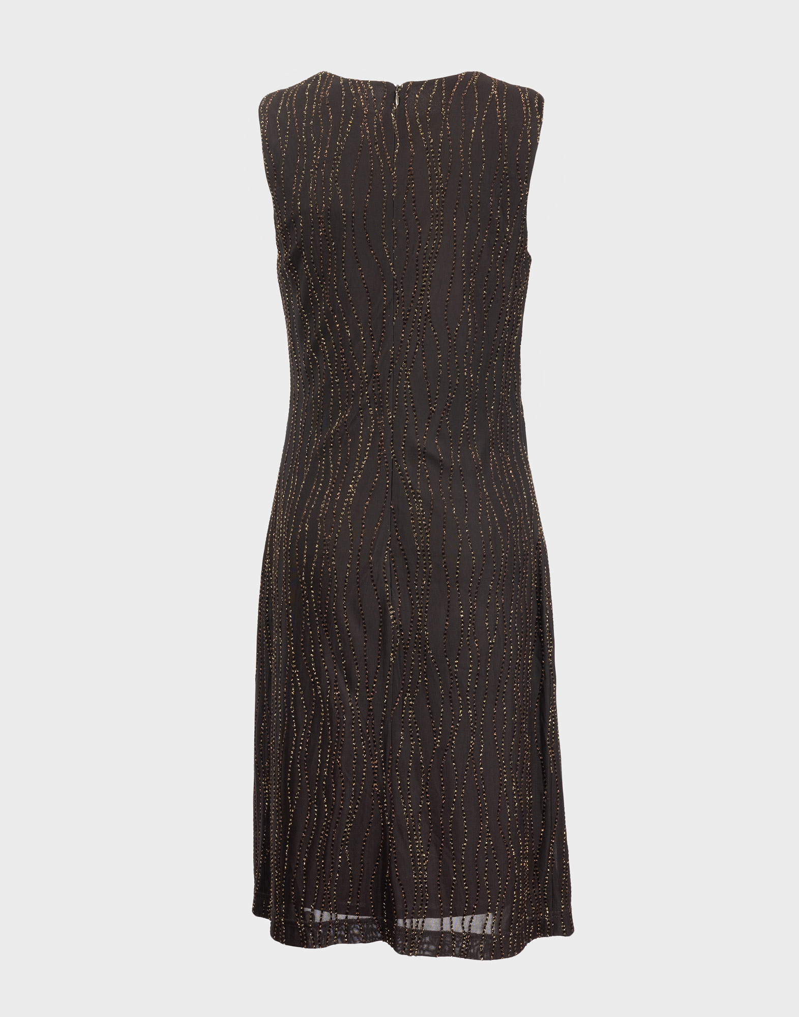 Versus - Vestito marrone laminato anni '90 - immagine 5