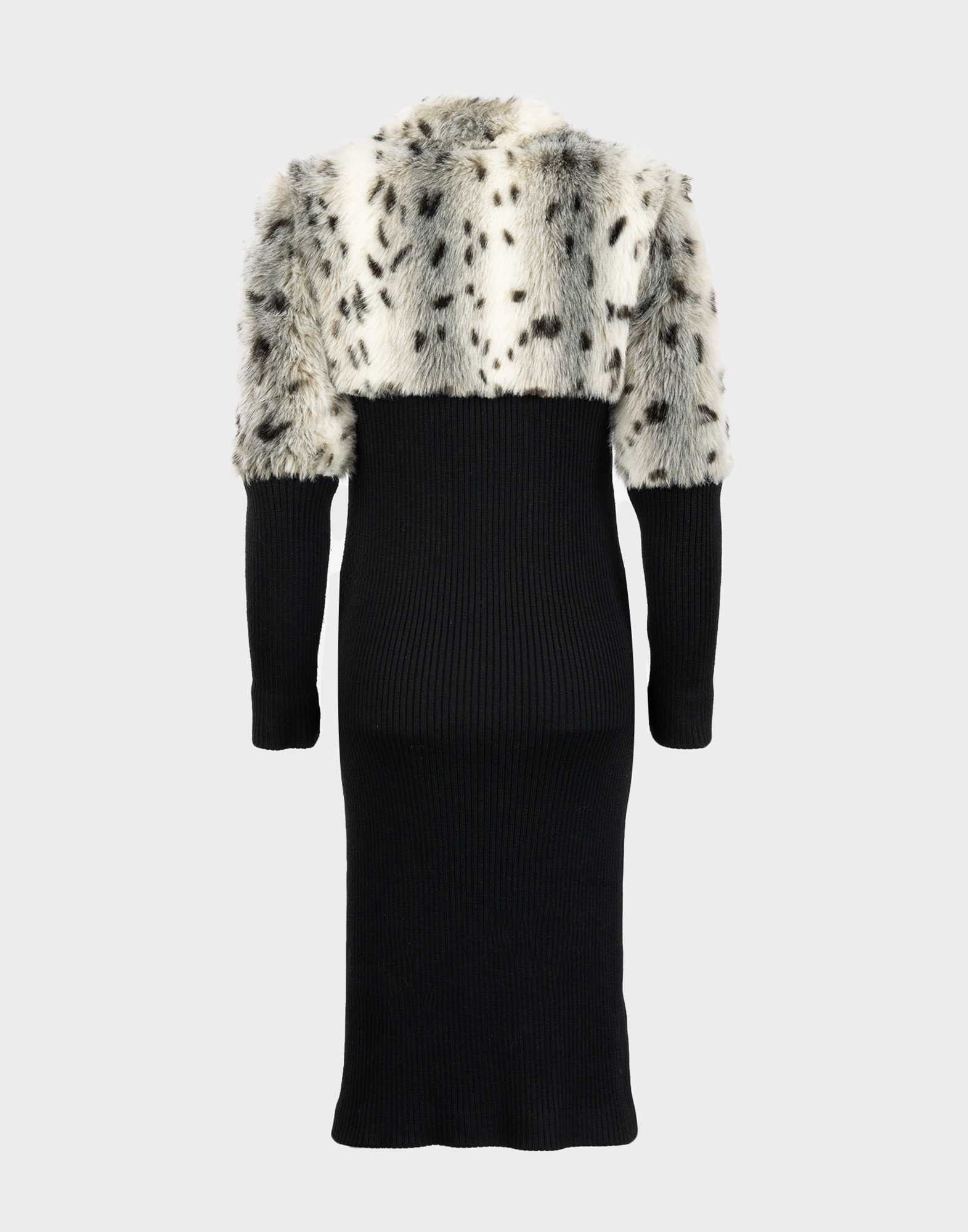 Gai Mattiolo - Vestito stretch con pelliccia - immagine 5