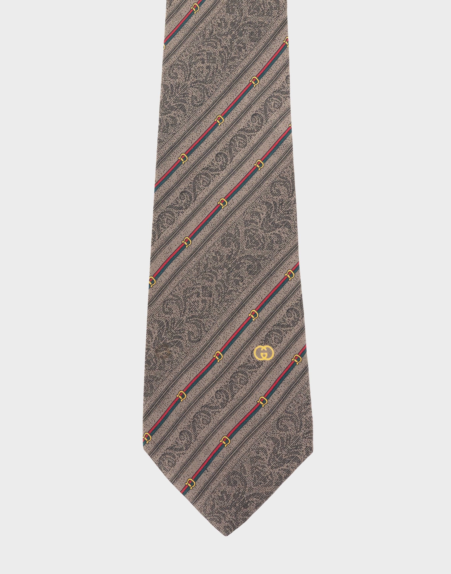 Gucci - Cravatta in seta fantasia diagonale