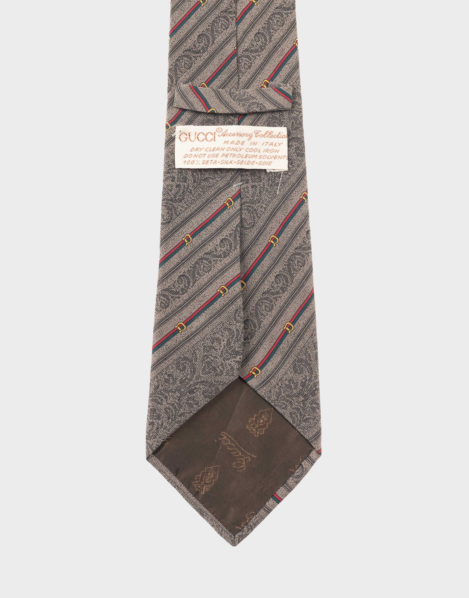 Gucci - Cravatta in seta fantasia diagonale - immagine 4