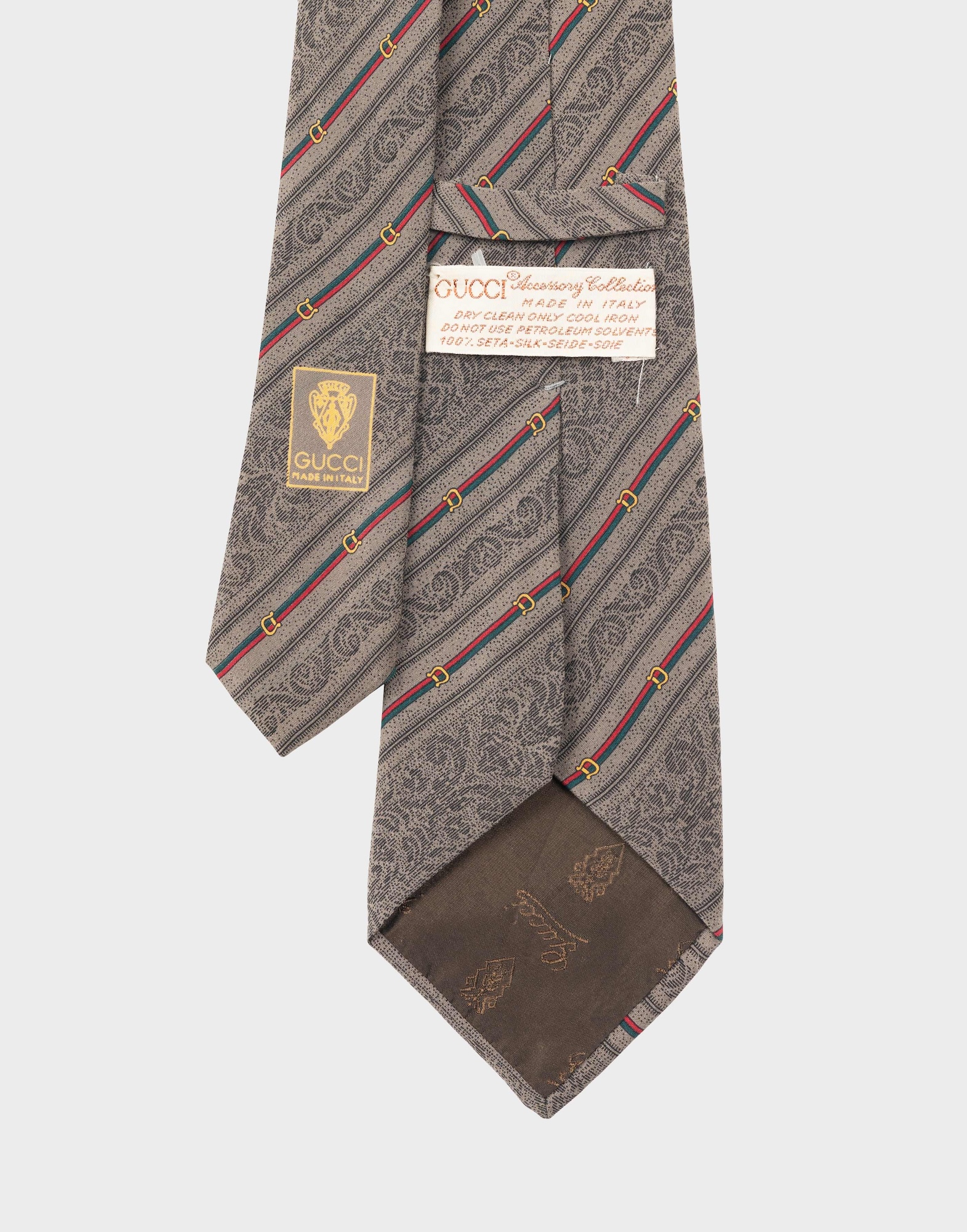 Gucci - Cravatta in seta fantasia diagonale - immagine 3