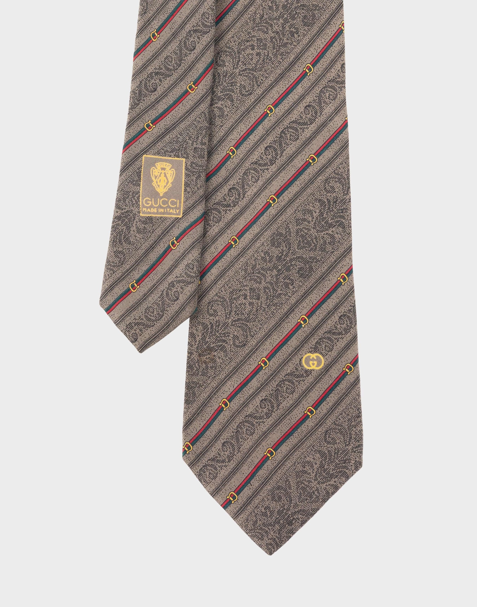 Gucci - Cravatta in seta fantasia diagonale - immagine 2