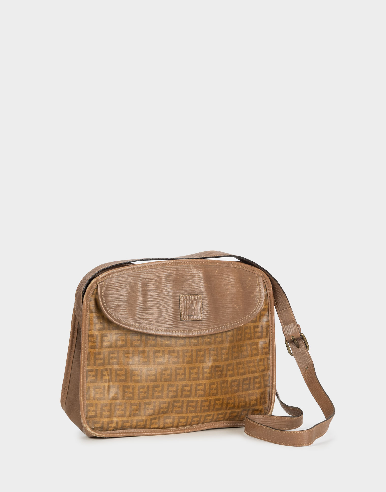 Fendi - 80s beige monogram bag - Image 3