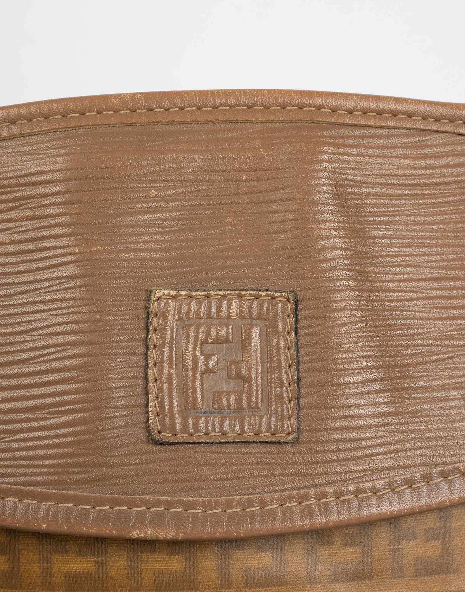 Fendi - 80s beige monogram bag - Image 6