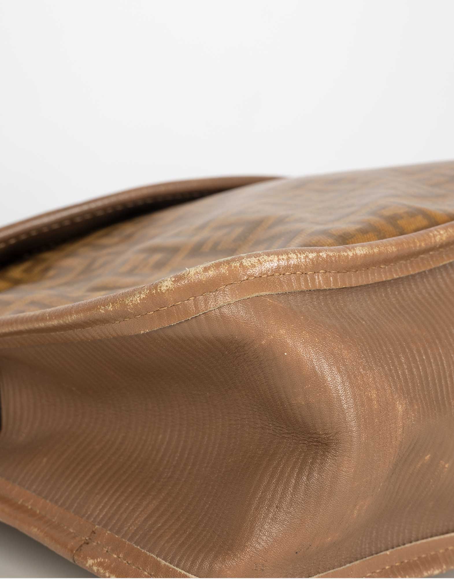 Fendi - 80s beige monogram bag - Image 8