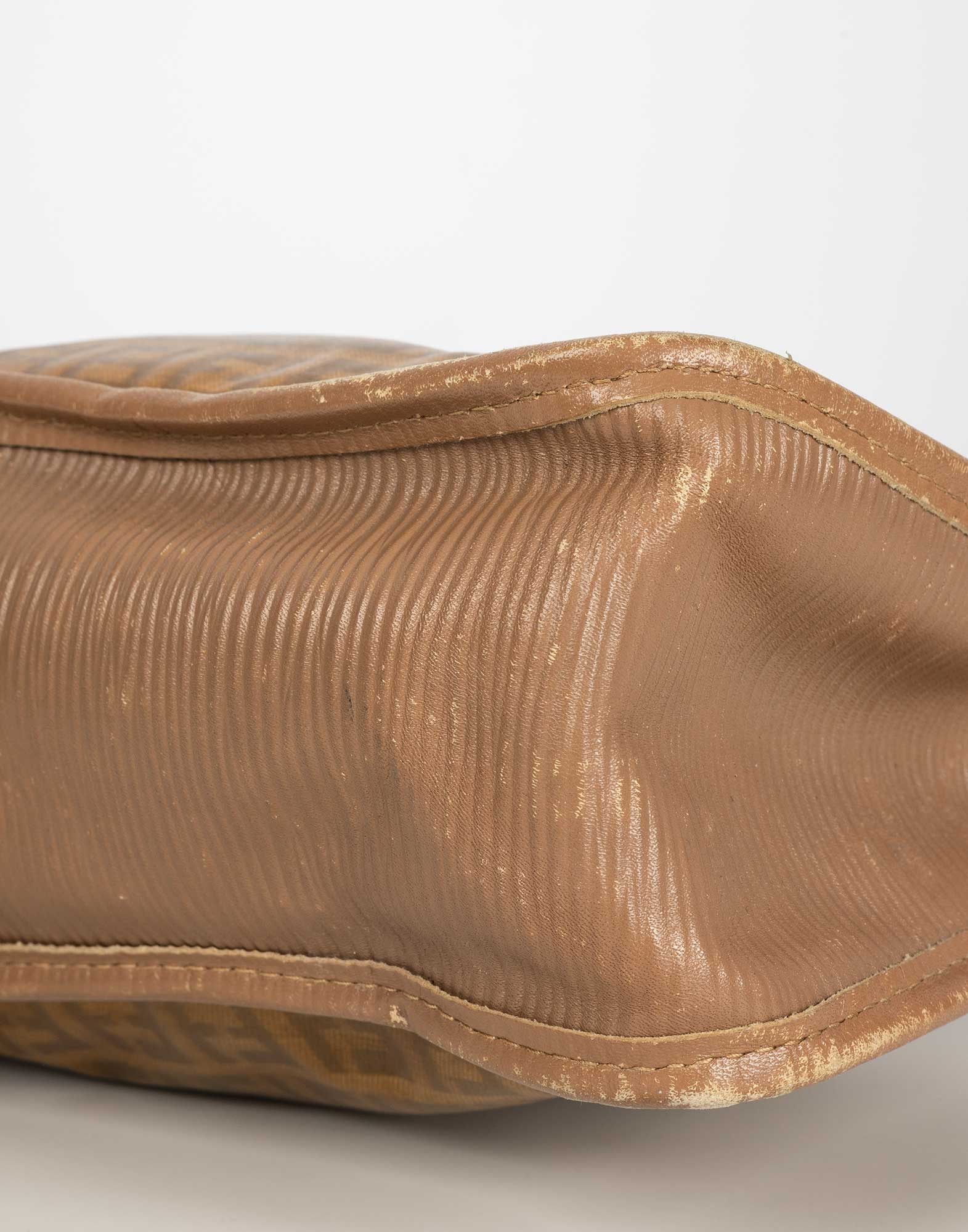 Fendi - 80s beige monogram bag - Image 9