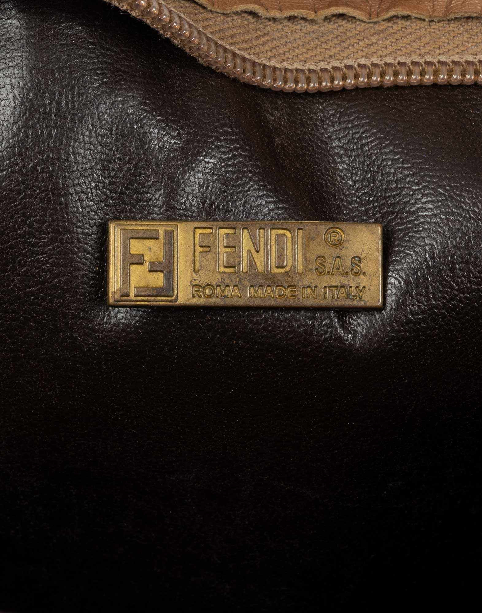 Fendi - 80s beige monogram bag - Image 10