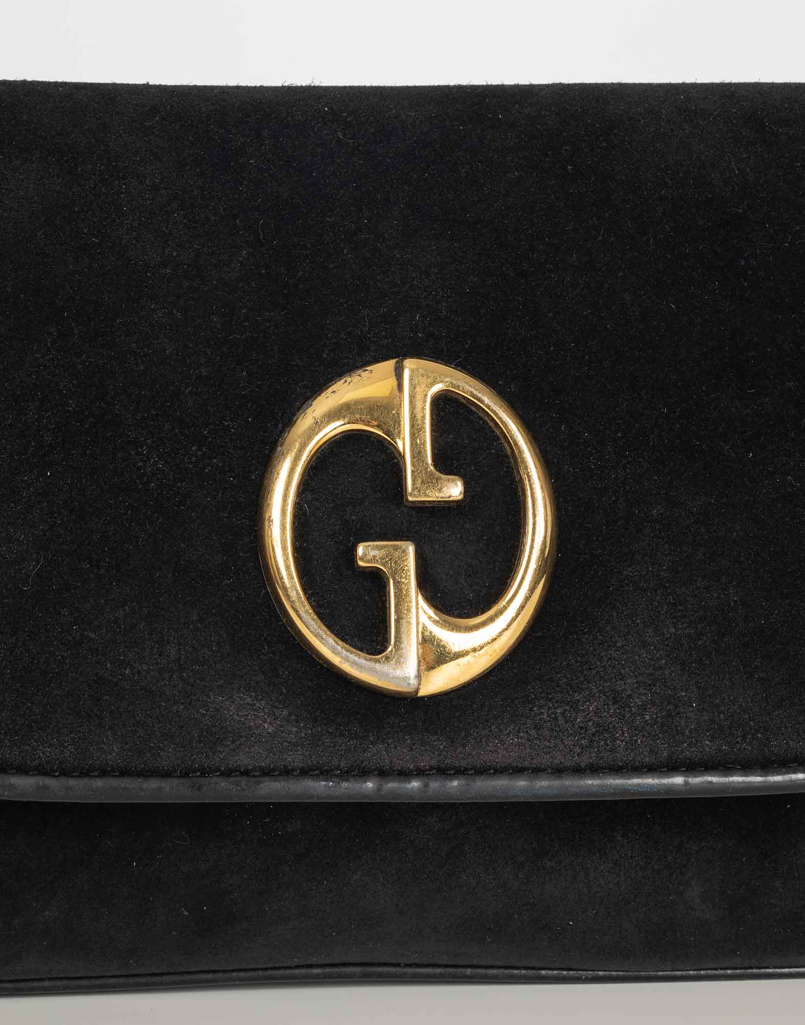 Gucci - Borsa nera anni 70-80 - immagine 6