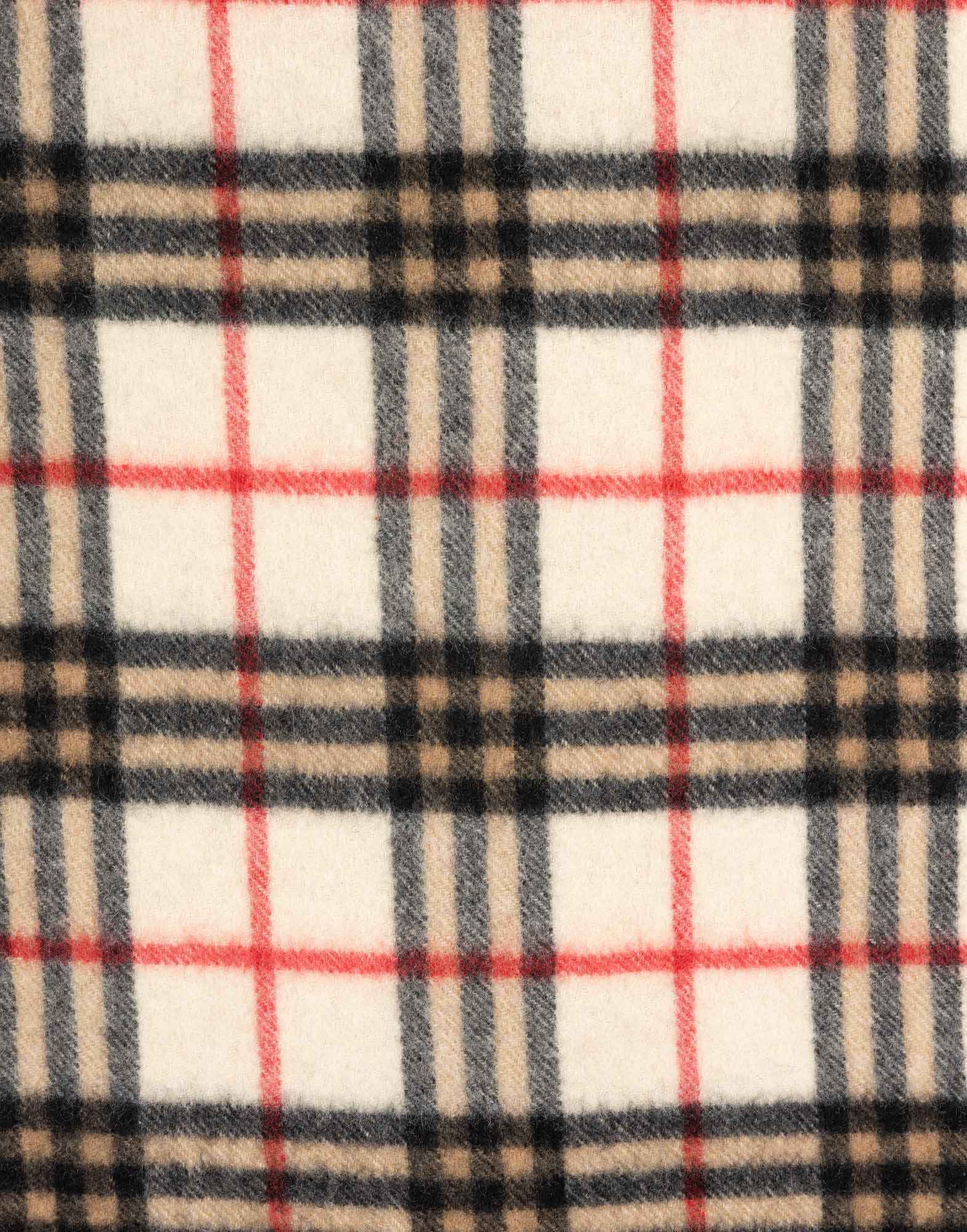 Burberry - Sciarpa tartan in cashmere - immagine 2