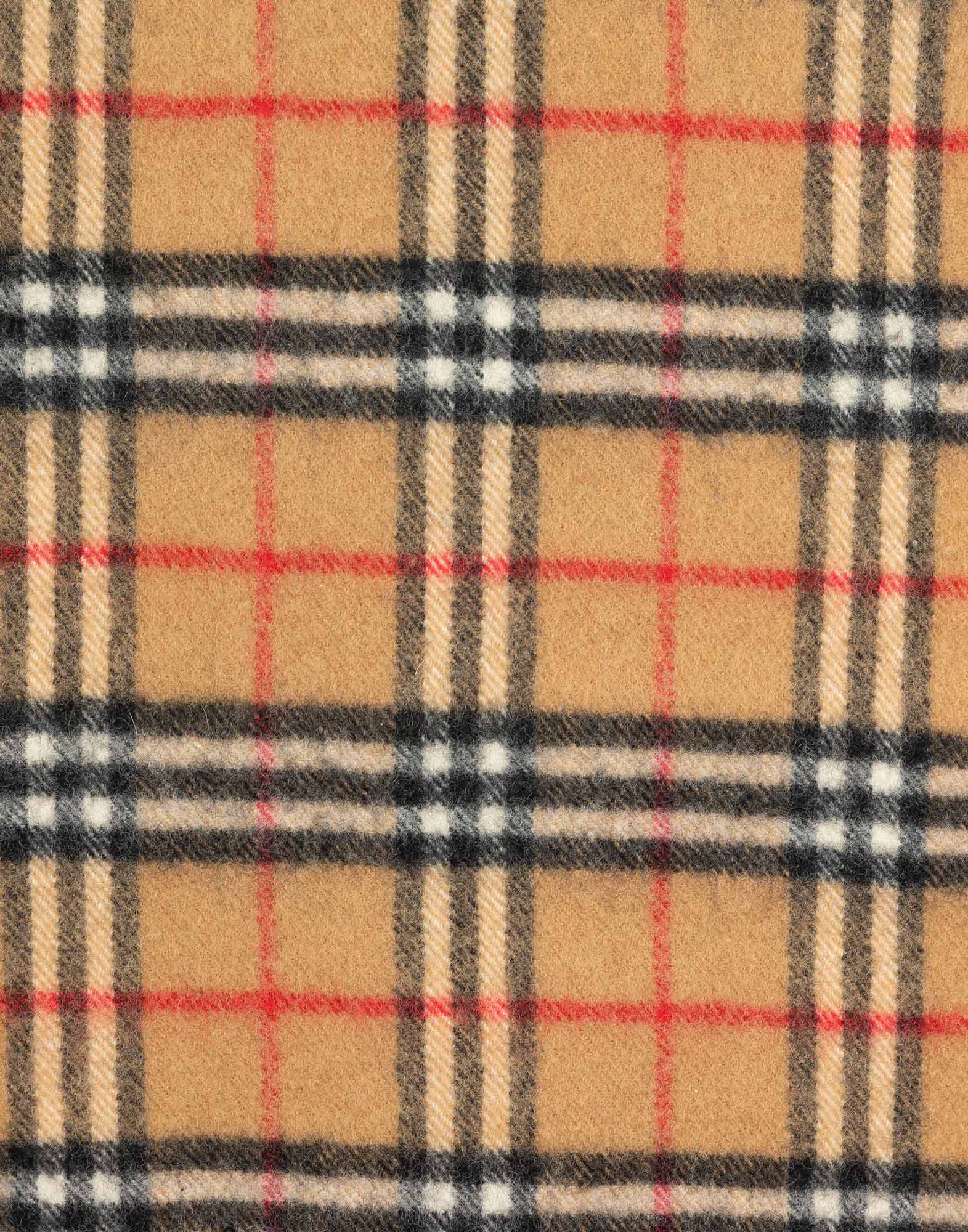 Burberrys - Beige tartan wool scarf - Image 2