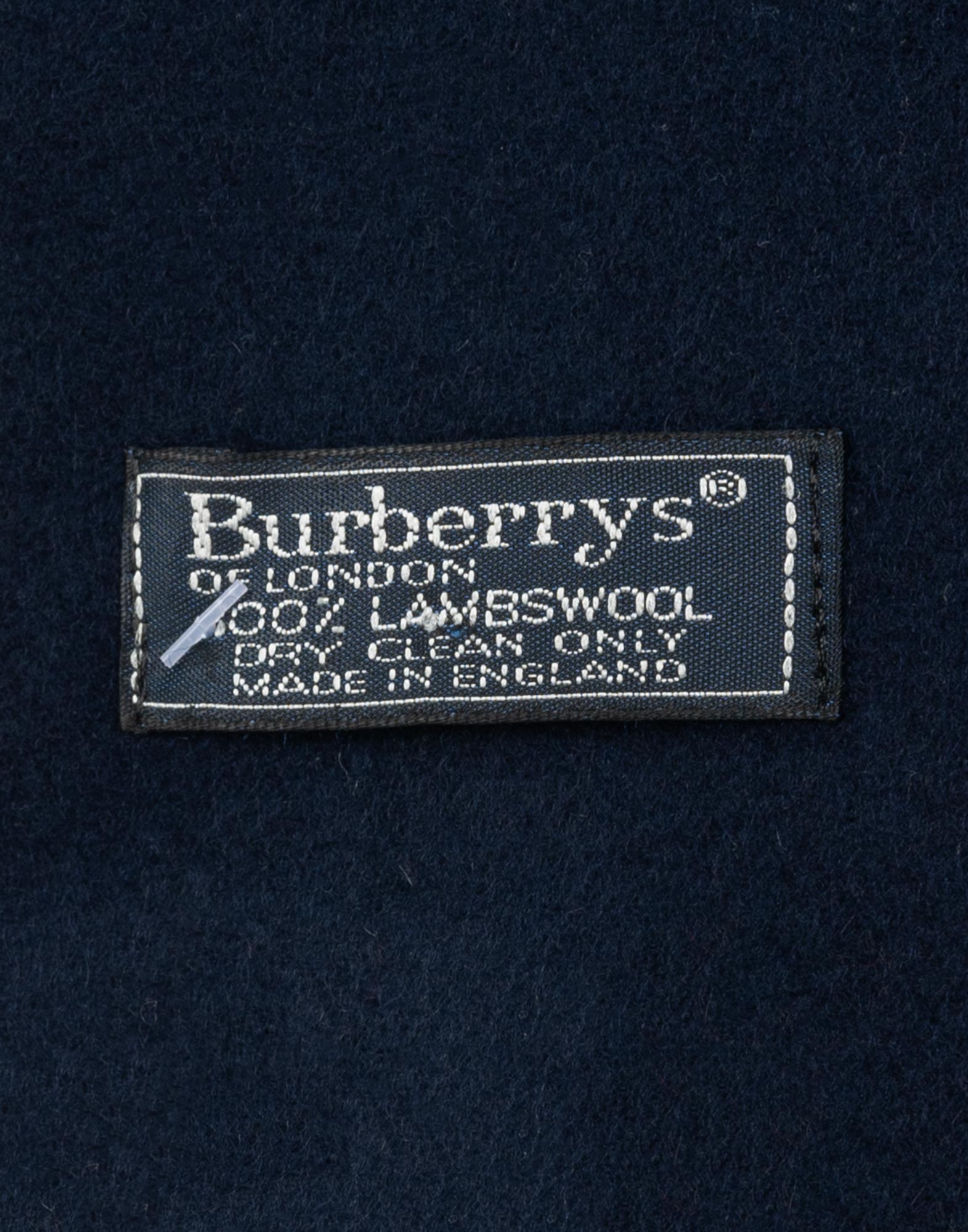 Burberrys - Sciarpa blu con logo - immagine 3