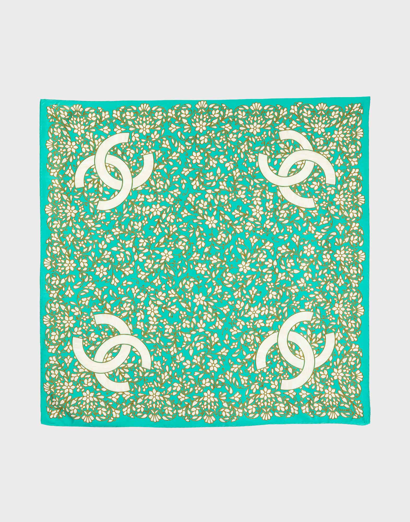 Chanel - Foulard a fiori anni '90