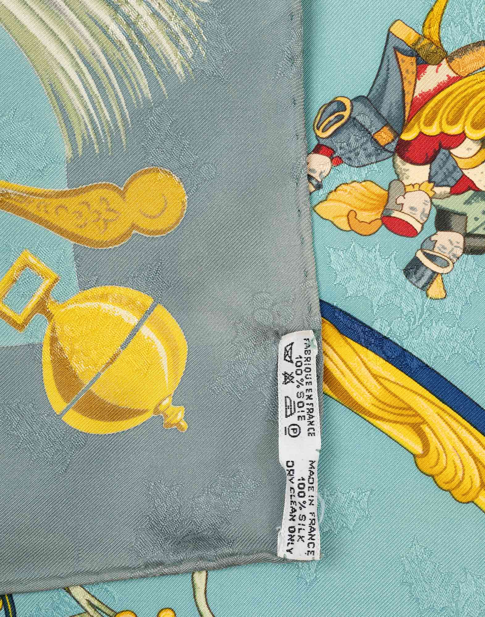 Hermes - 'Plumes et Grelots' 90s silk scarf - Image 6
