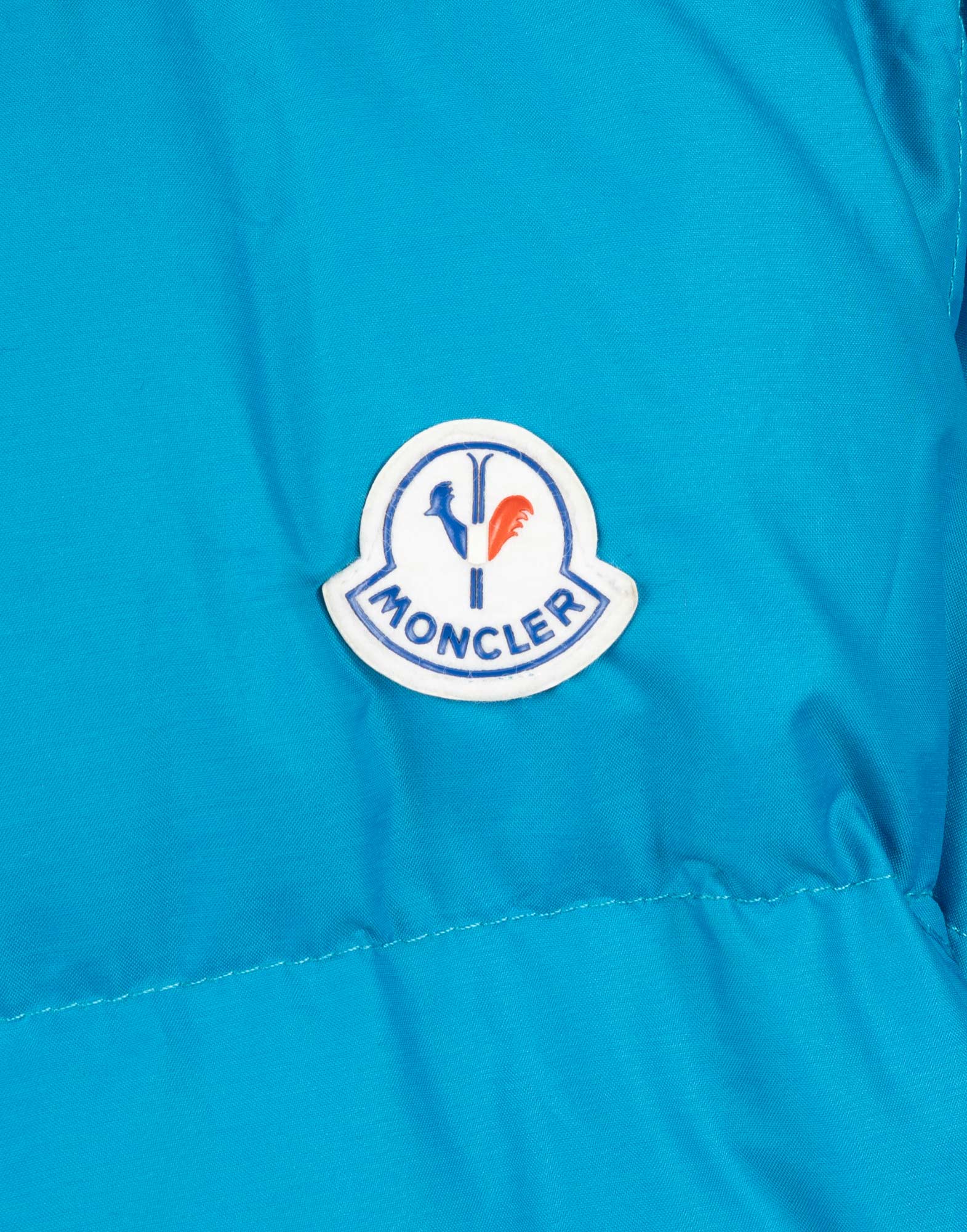 Moncler - 90s blue down jacket - Image 5