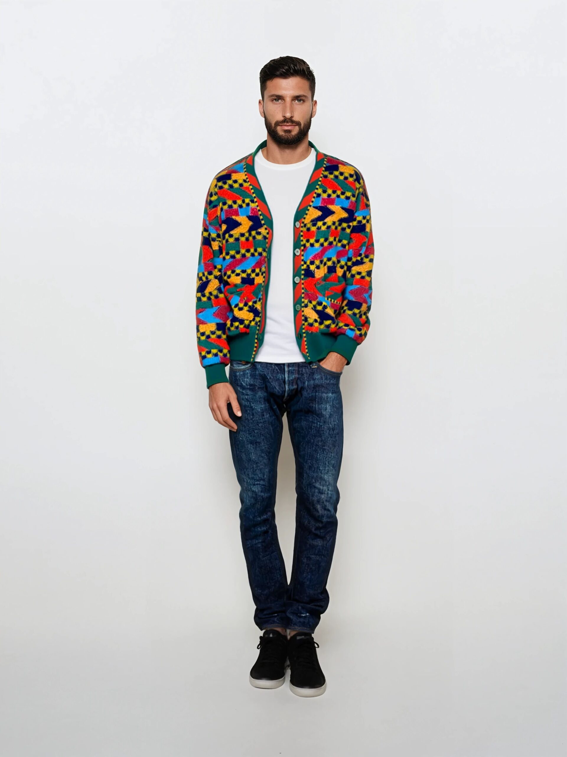 Missoni - Cardigan multicolor in mohair - immagine 4