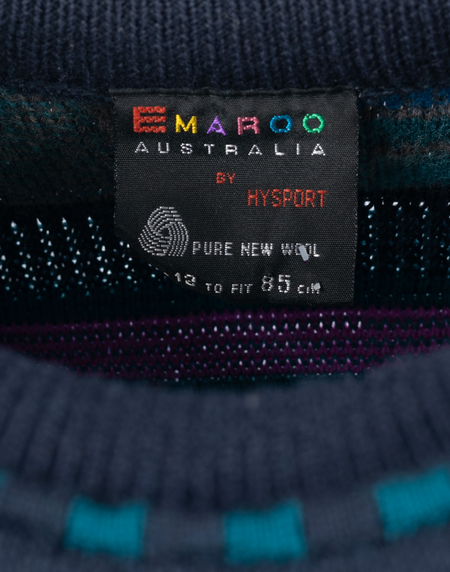 Emaroo - Maglione blu anni '90 - immagine 6
