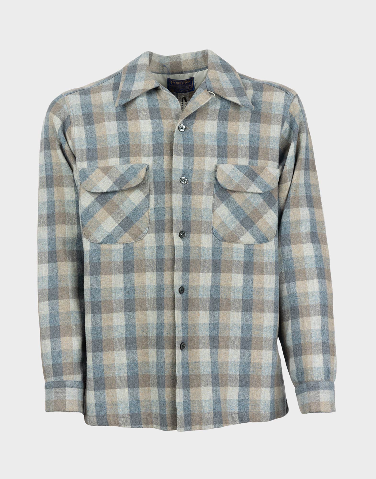Pendleton - 70s plaid wool shirt