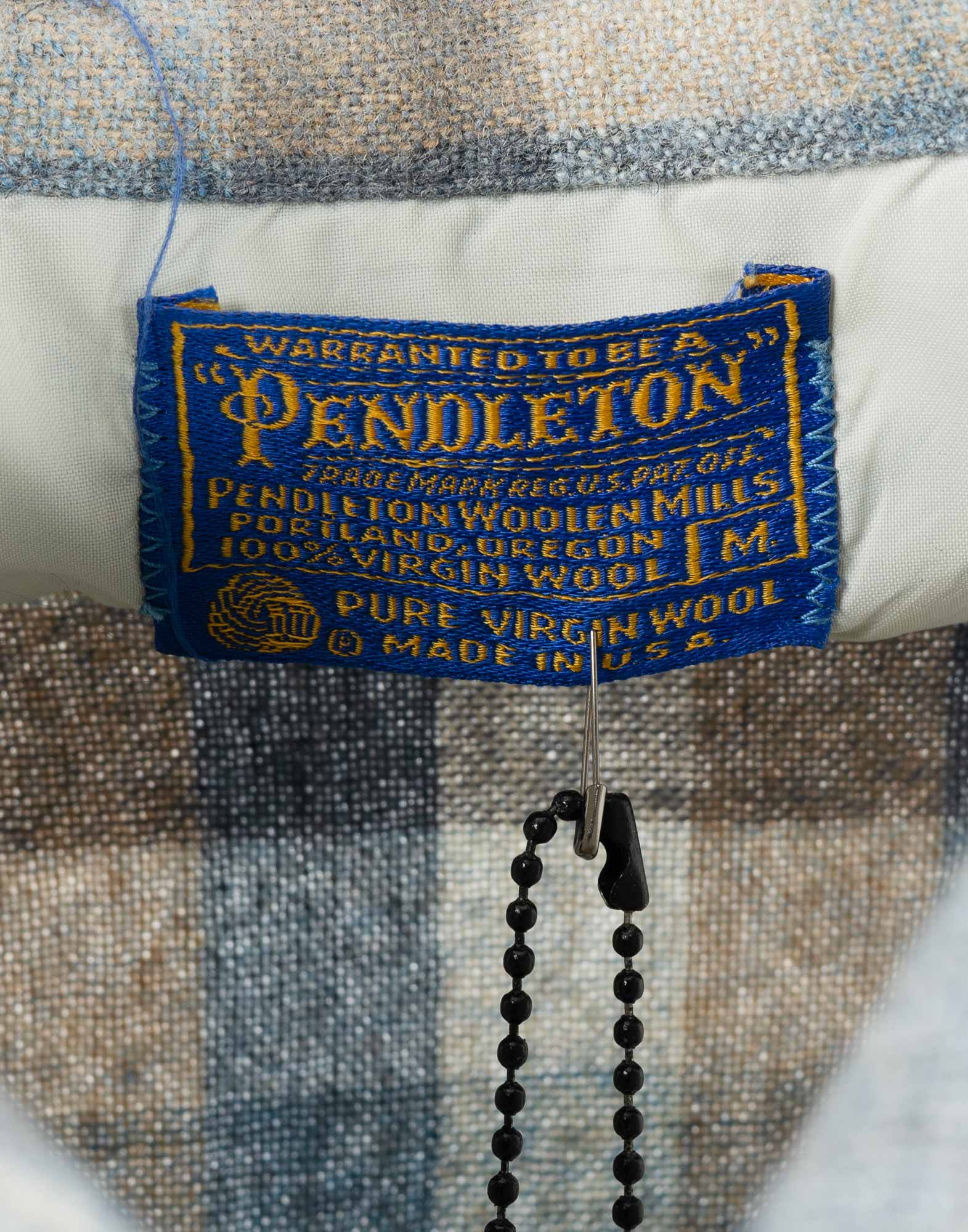 Pendleton - 70s plaid wool shirt - Image 6