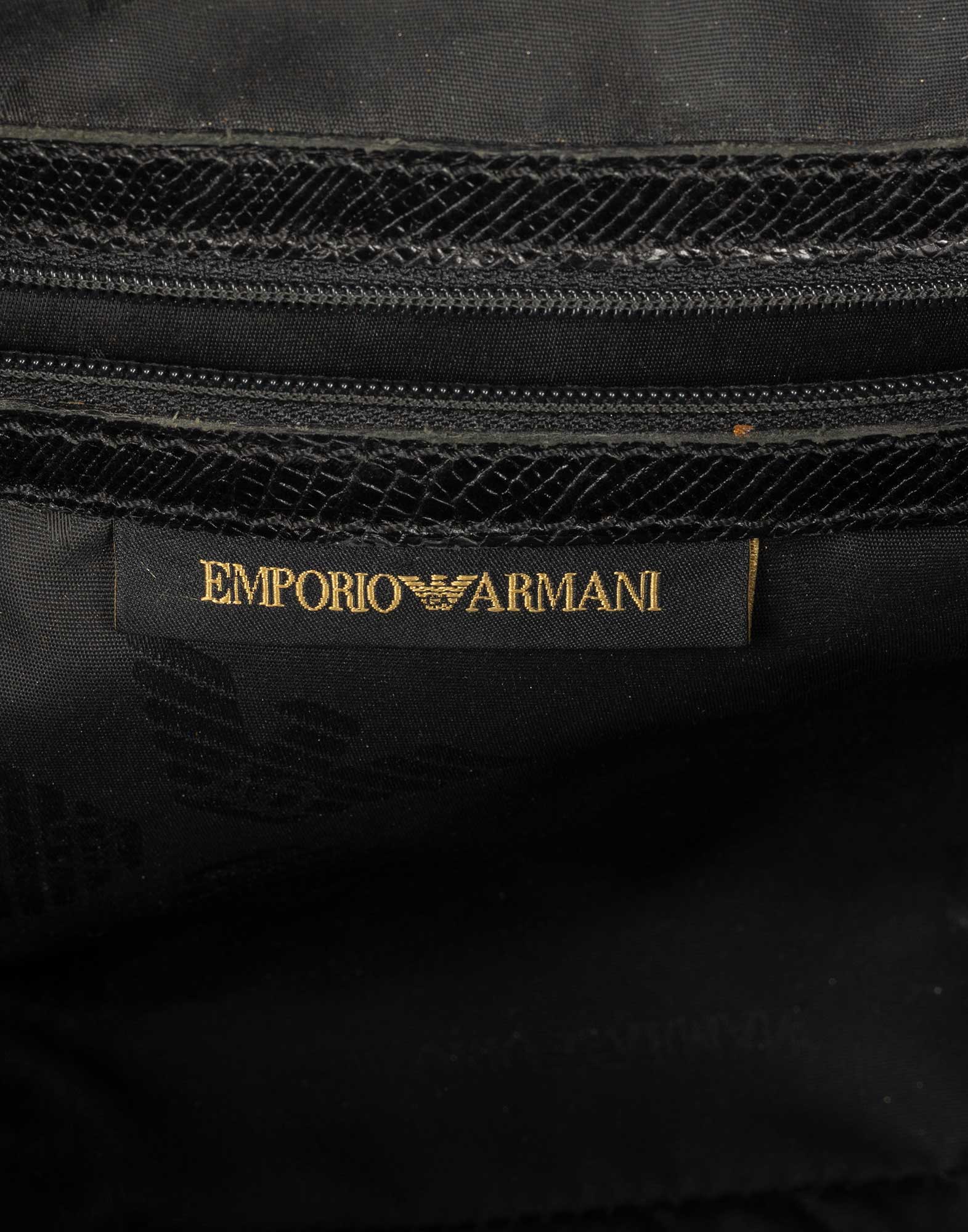 Emporio Armani - Borsa a spalla in tessuto - immagine 9