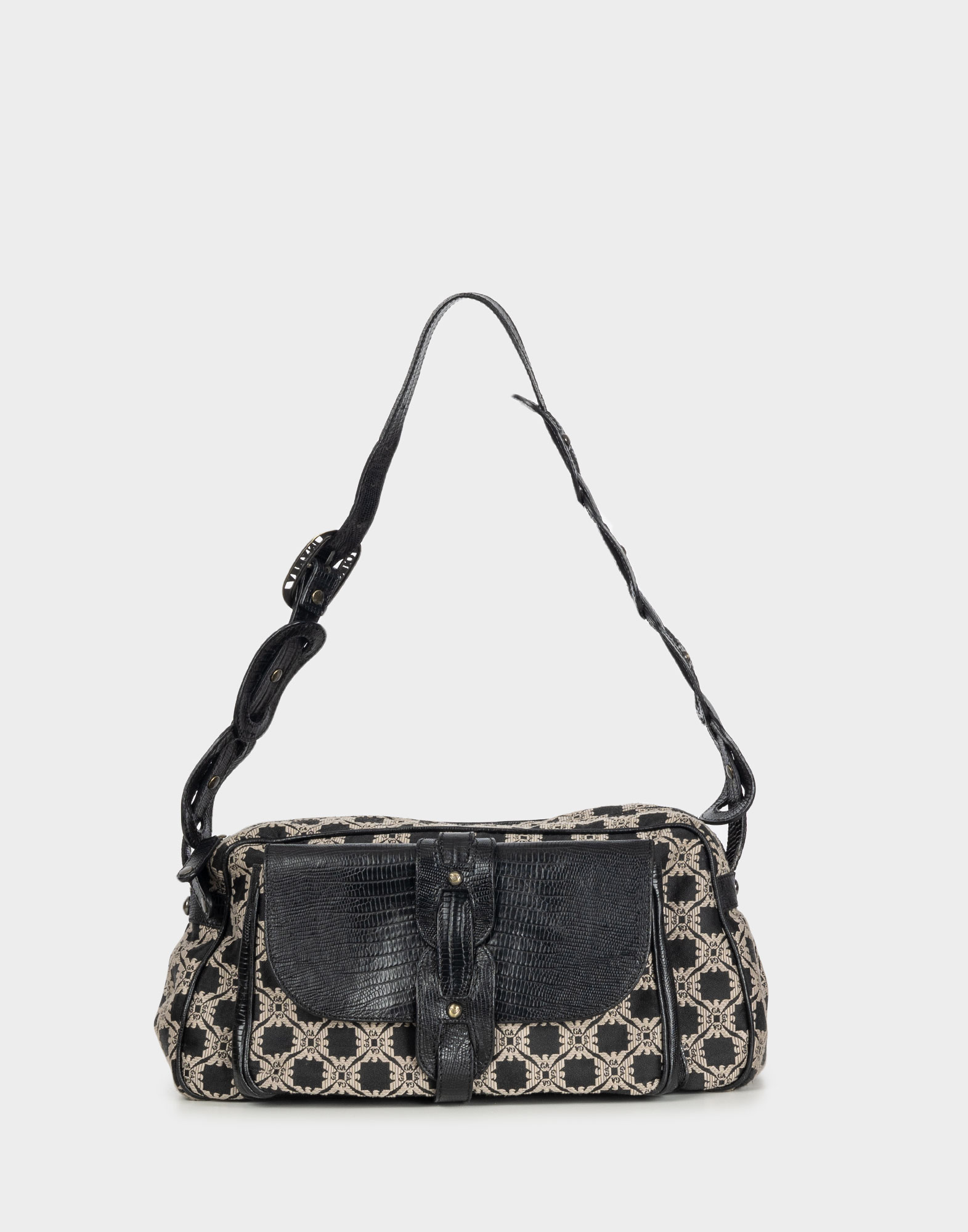 Emporio Armani - Borsa a spalla in tessuto - immagine 2