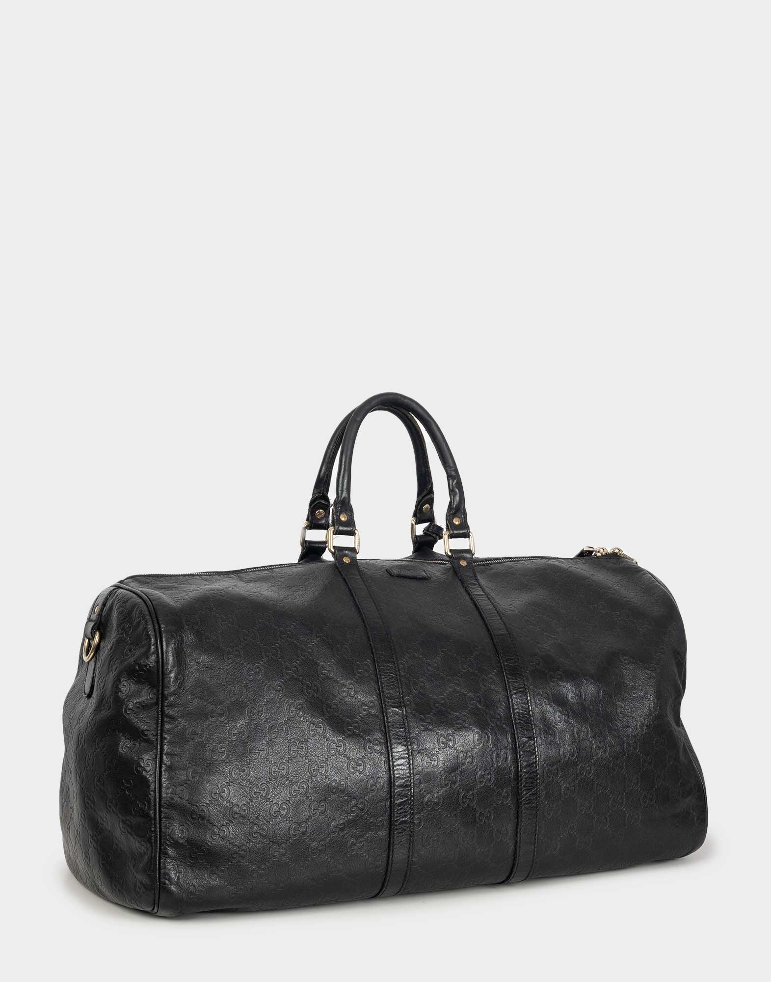 Gucci - Borsone da viaggio nero monogramma - immagine 2