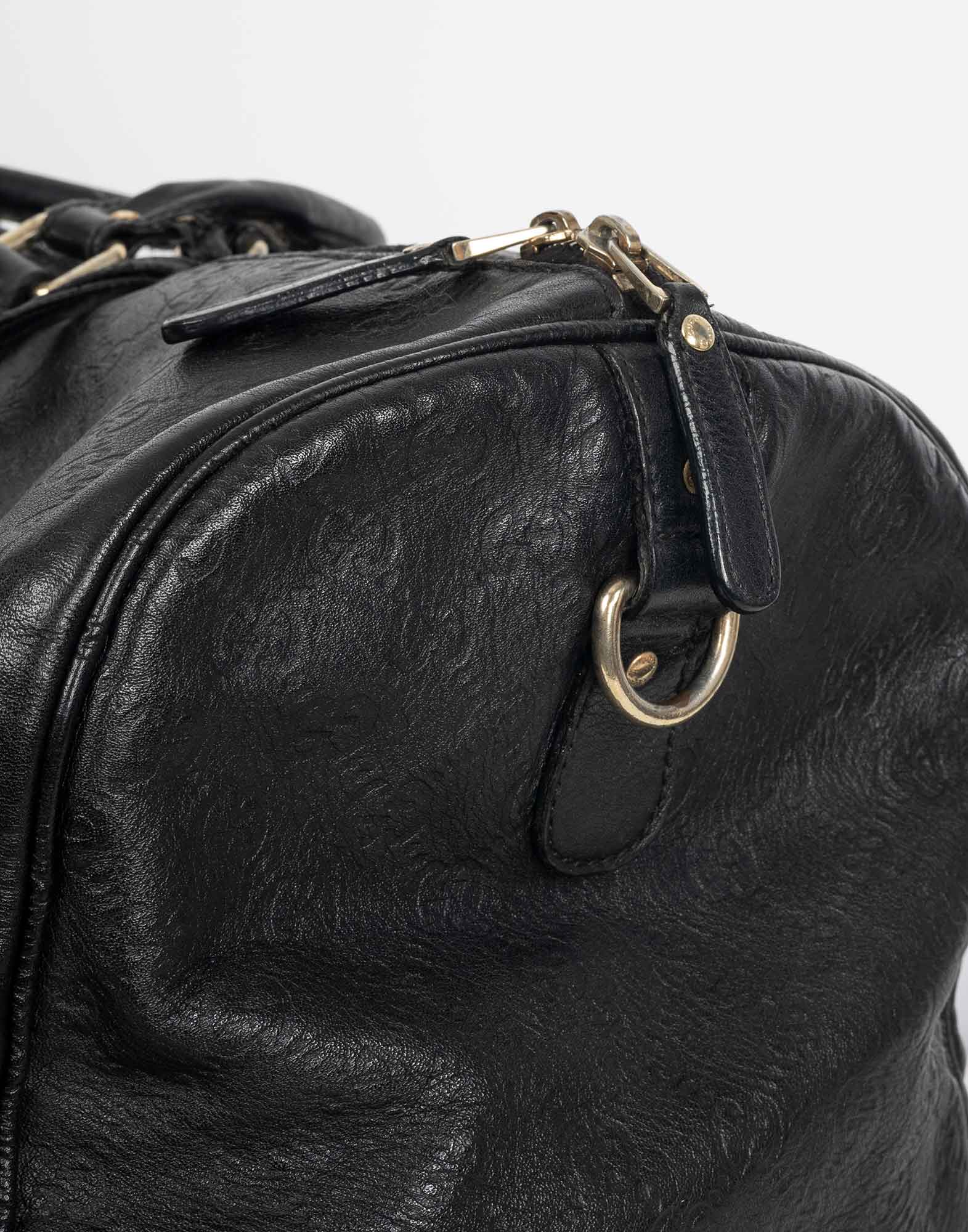 Gucci - Borsone da viaggio nero monogramma - immagine 7