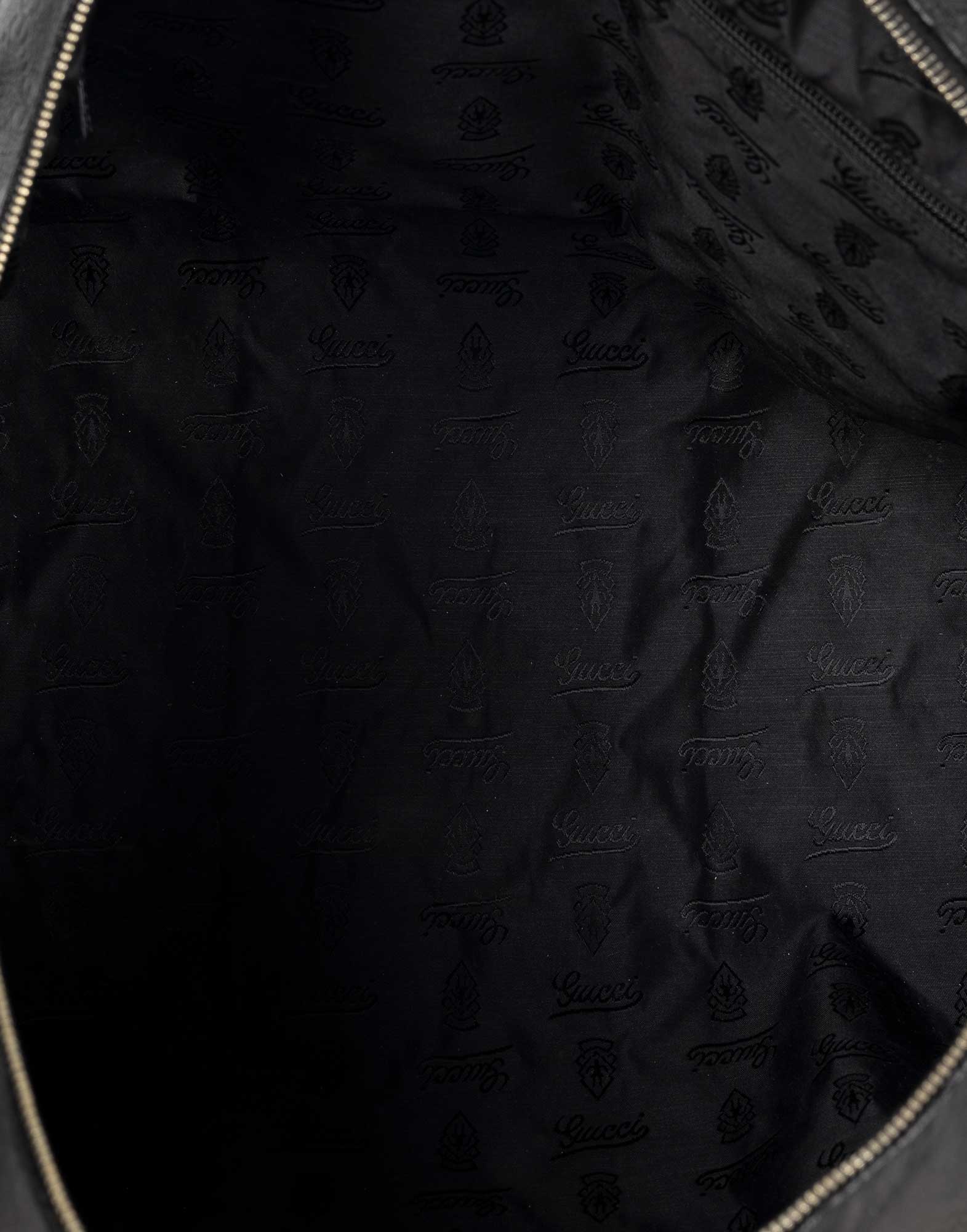 Gucci - Borsone da viaggio nero monogramma - immagine 11