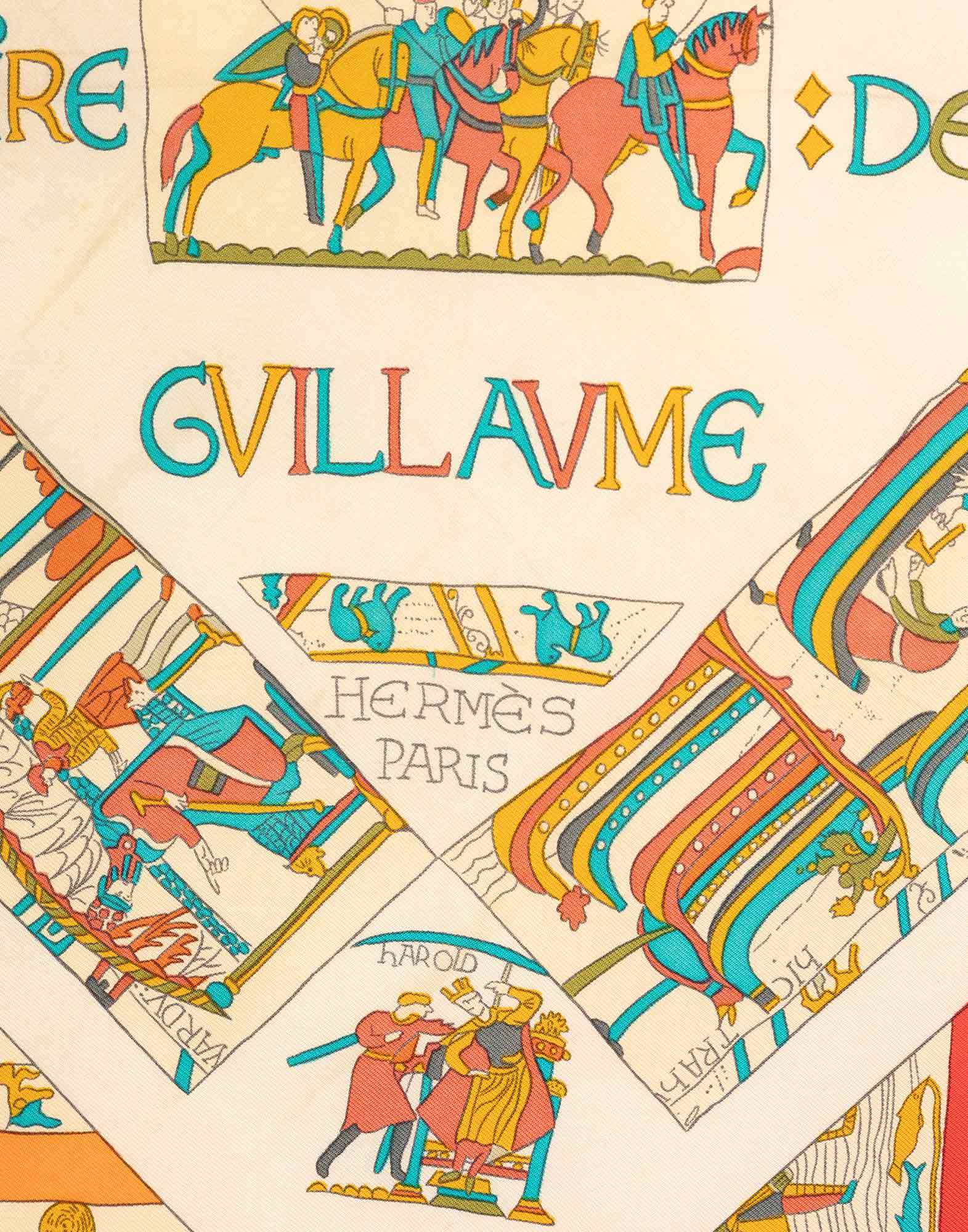 Hermes - Foulard 'A la Gloire de Guillaume' anni '90 in seta - immagine 2