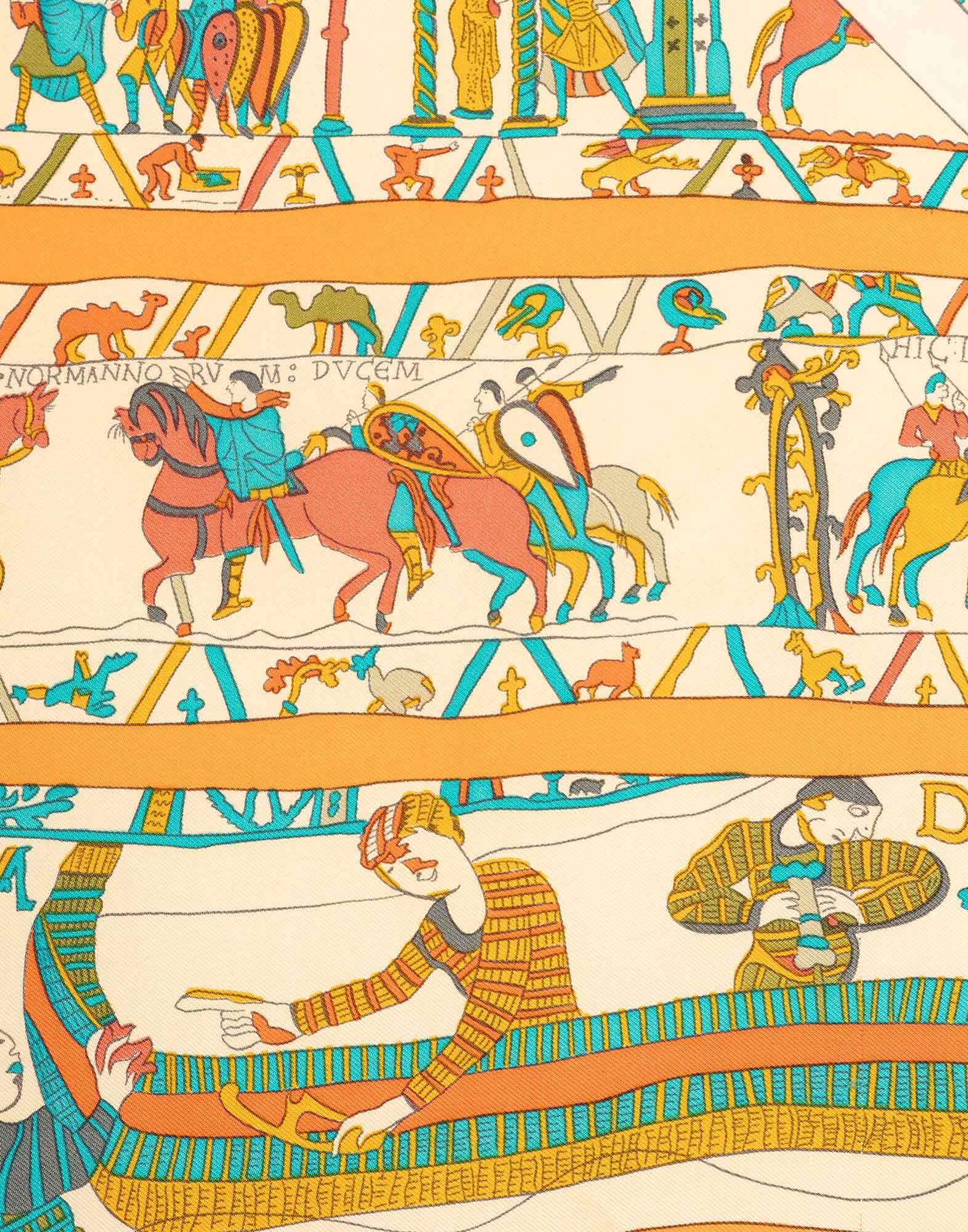 Hermes - Foulard 'A la Gloire de Guillaume' anni '90 in seta - immagine 3