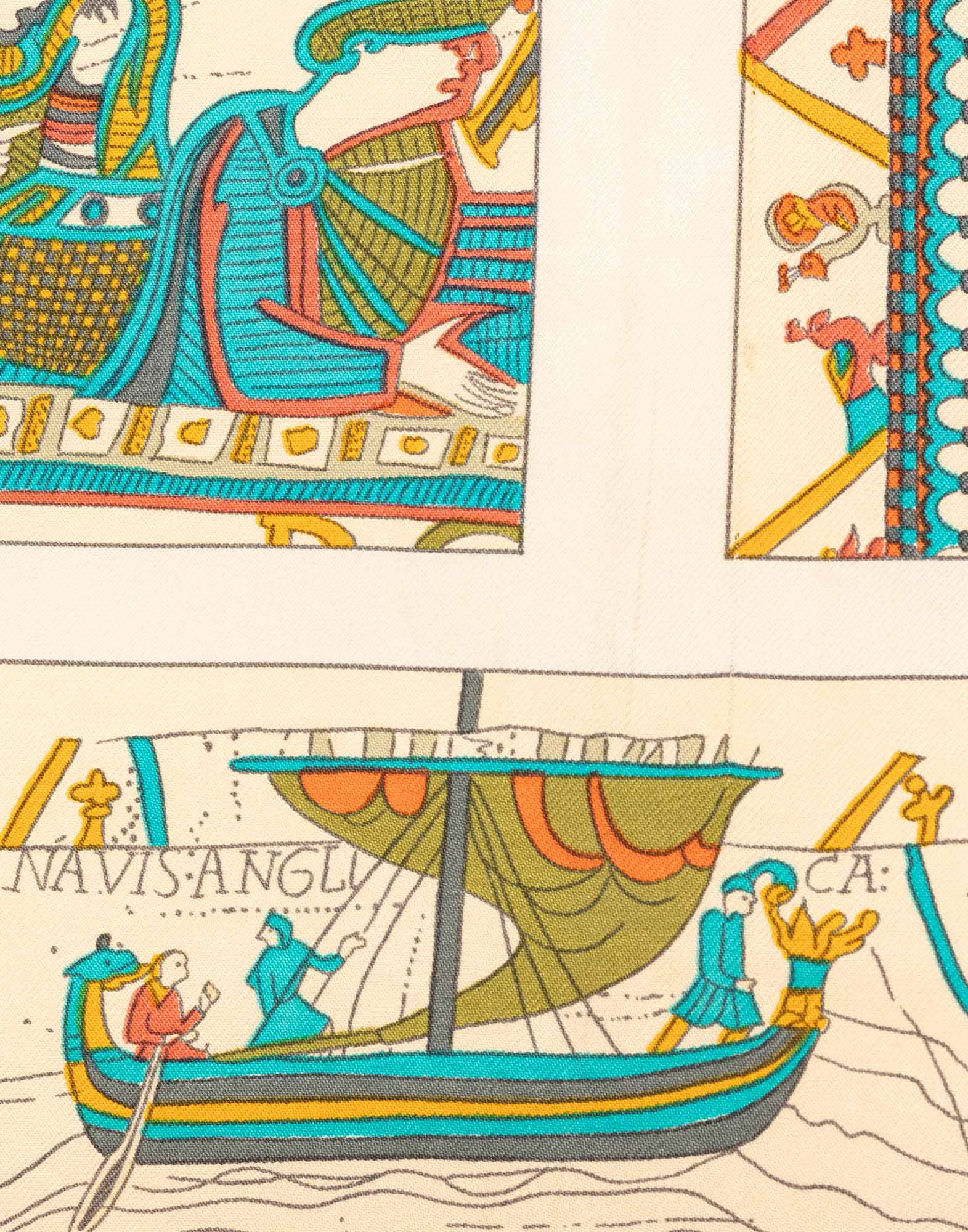 Hermes - Foulard 'A la Gloire de Guillaume' anni '90 in seta - immagine 4