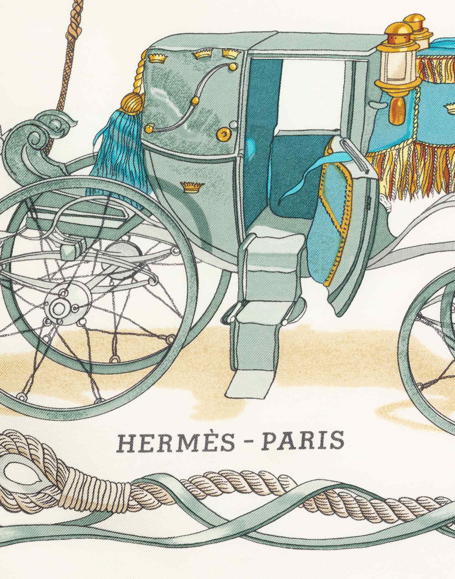 Hermes - Foulard 'Musee' in seta - immagine 3