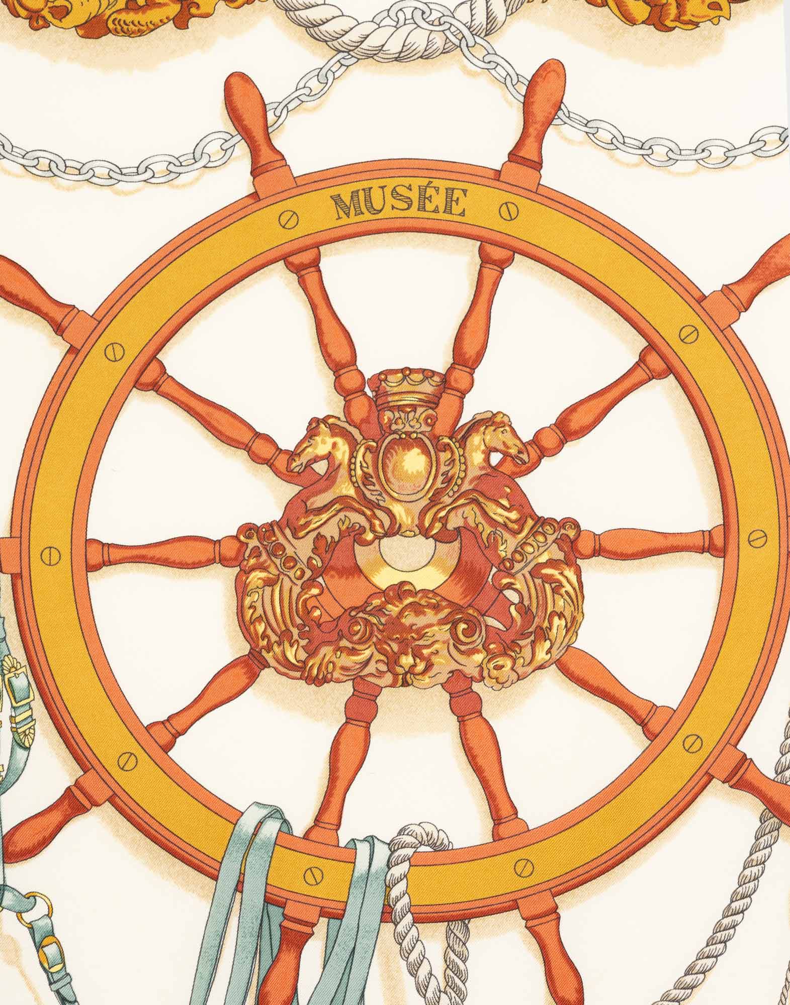 Hermes - Foulard 'Musee' in seta - immagine 2