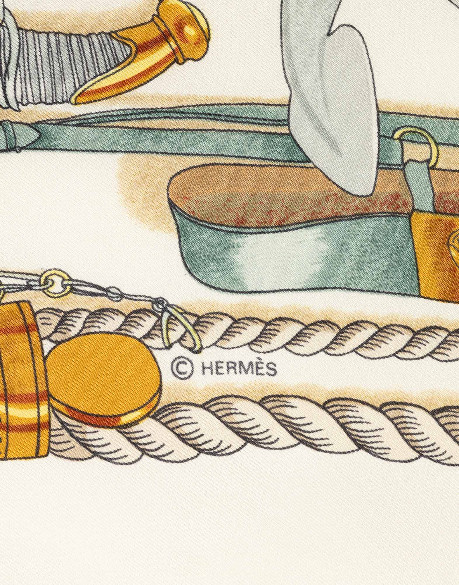 Hermes - Foulard 'Musee' in seta - immagine 5