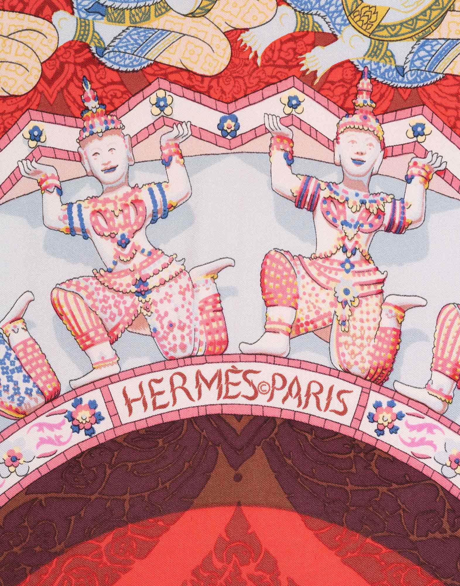 Hermes - Foulard 'Siam' in seta anni '90 - immagine 3