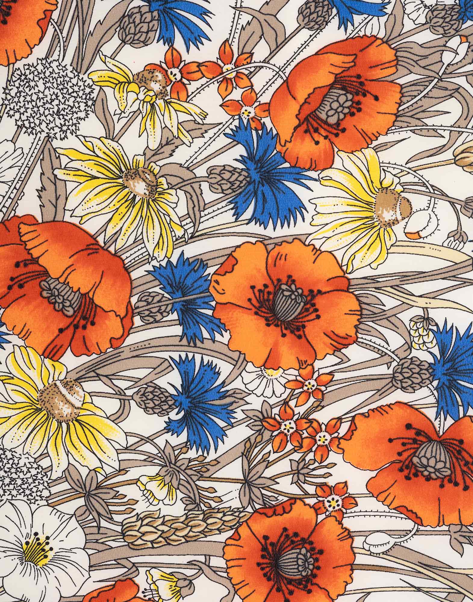 Gucci - Foulard con papaveri anni '90 - immagine 3