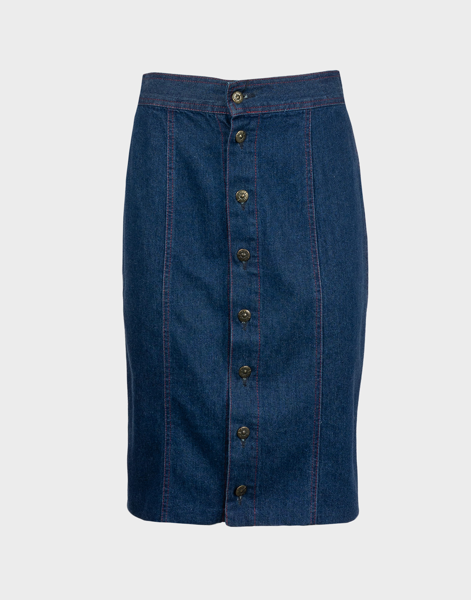 Fendi - Gonna pencil in denim anni '90