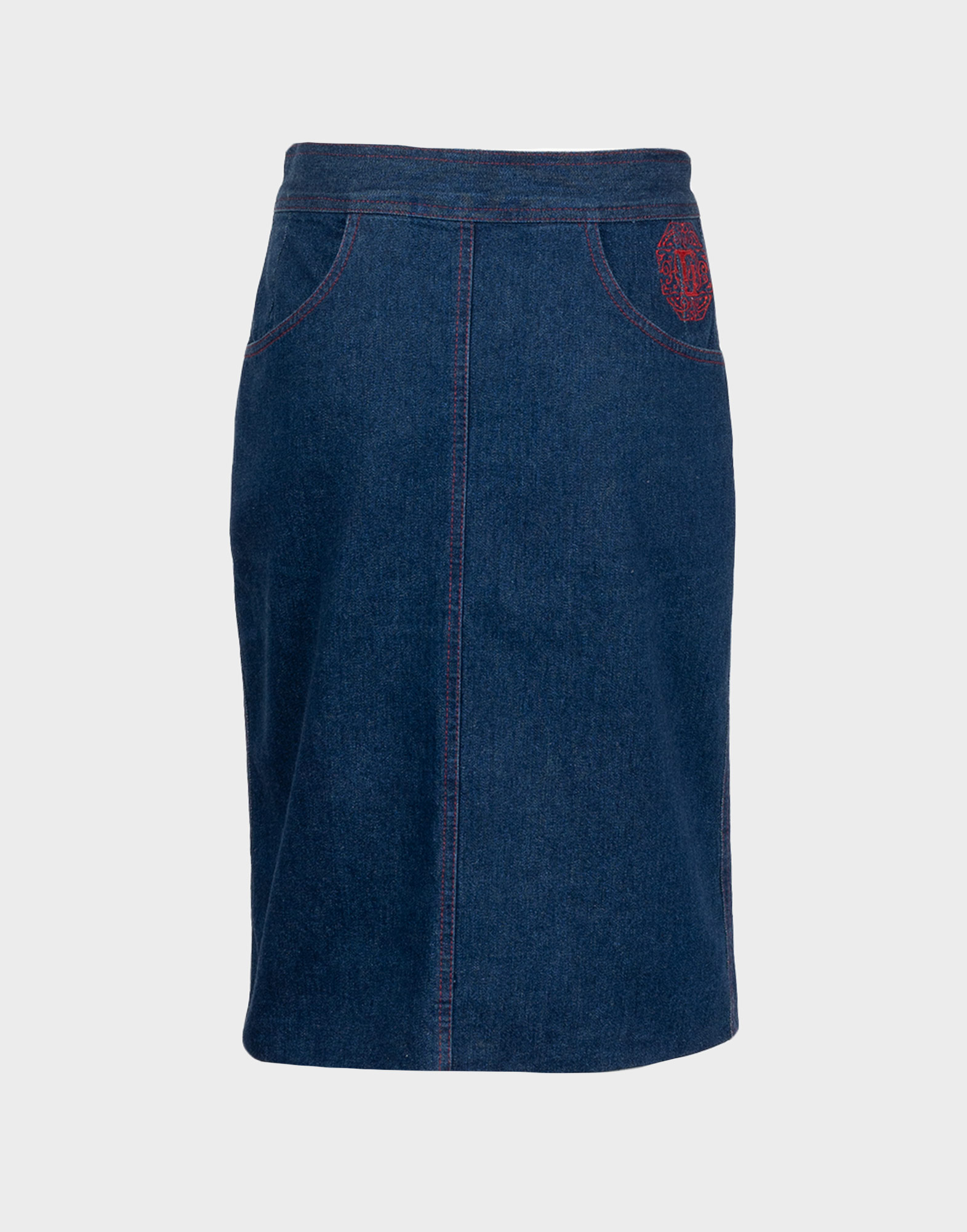 Fendi - Gonna pencil in denim anni '90 - immagine 5