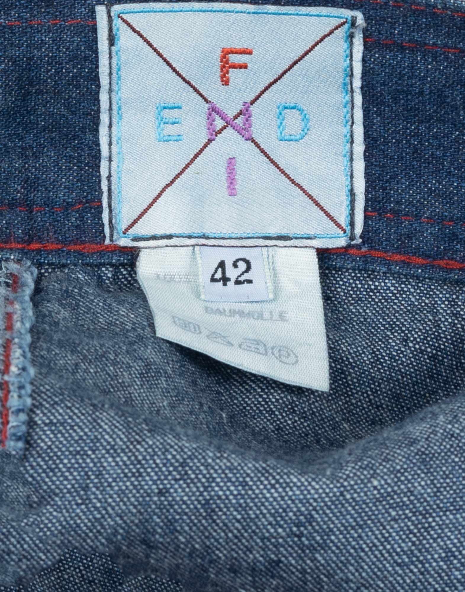Fendi - Gonna pencil in denim anni '90 - immagine 6
