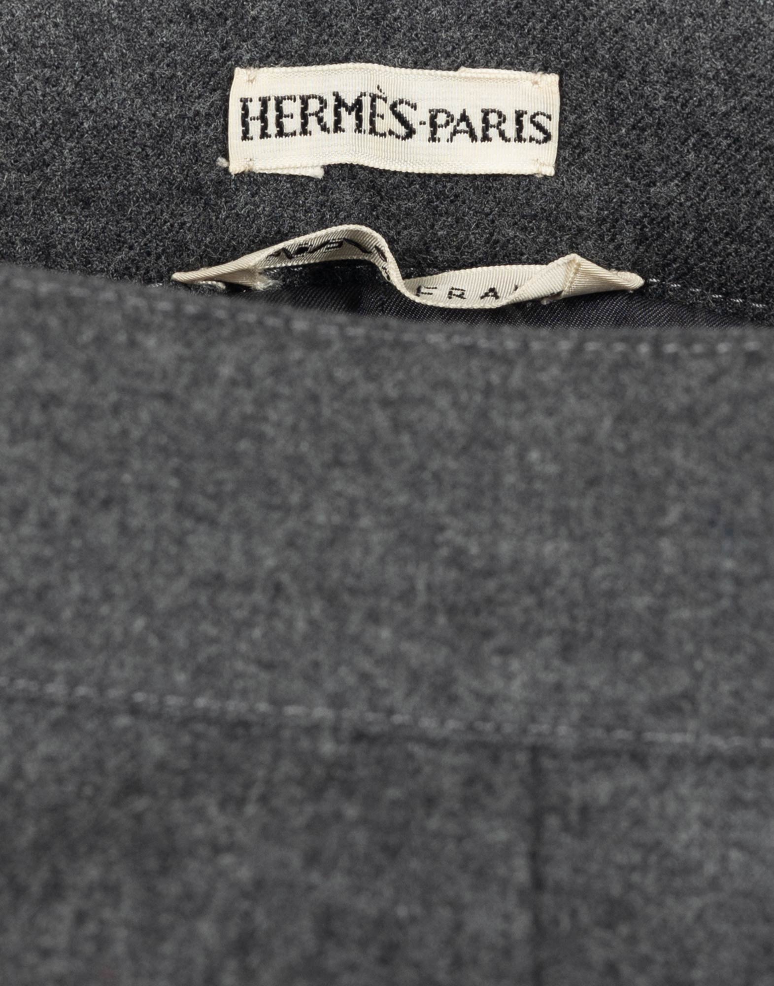 Hermes - Gonna pencil grigia anni '90 - immagine 3
