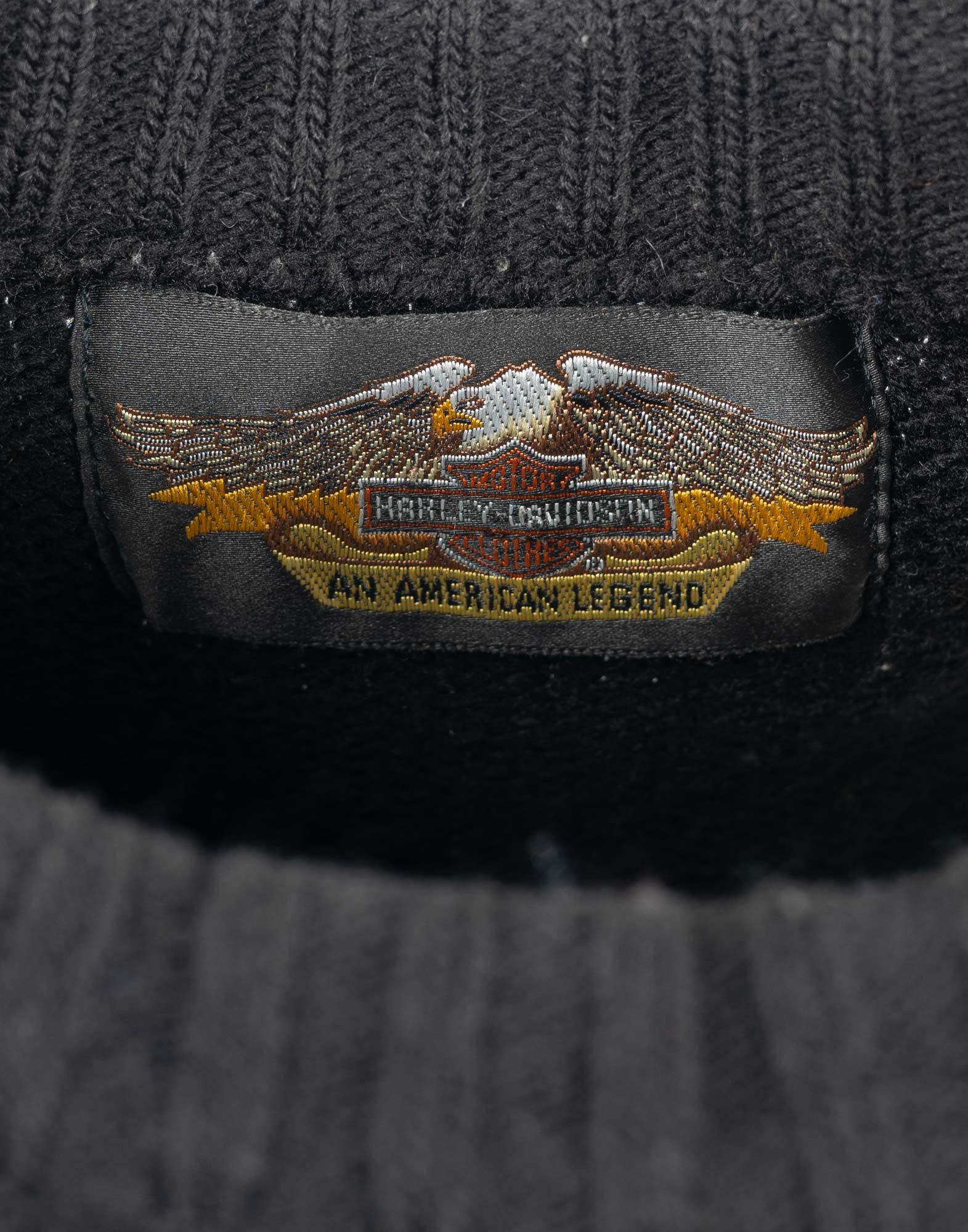Harley Davidson - Maglione nero in lana - immagine 3