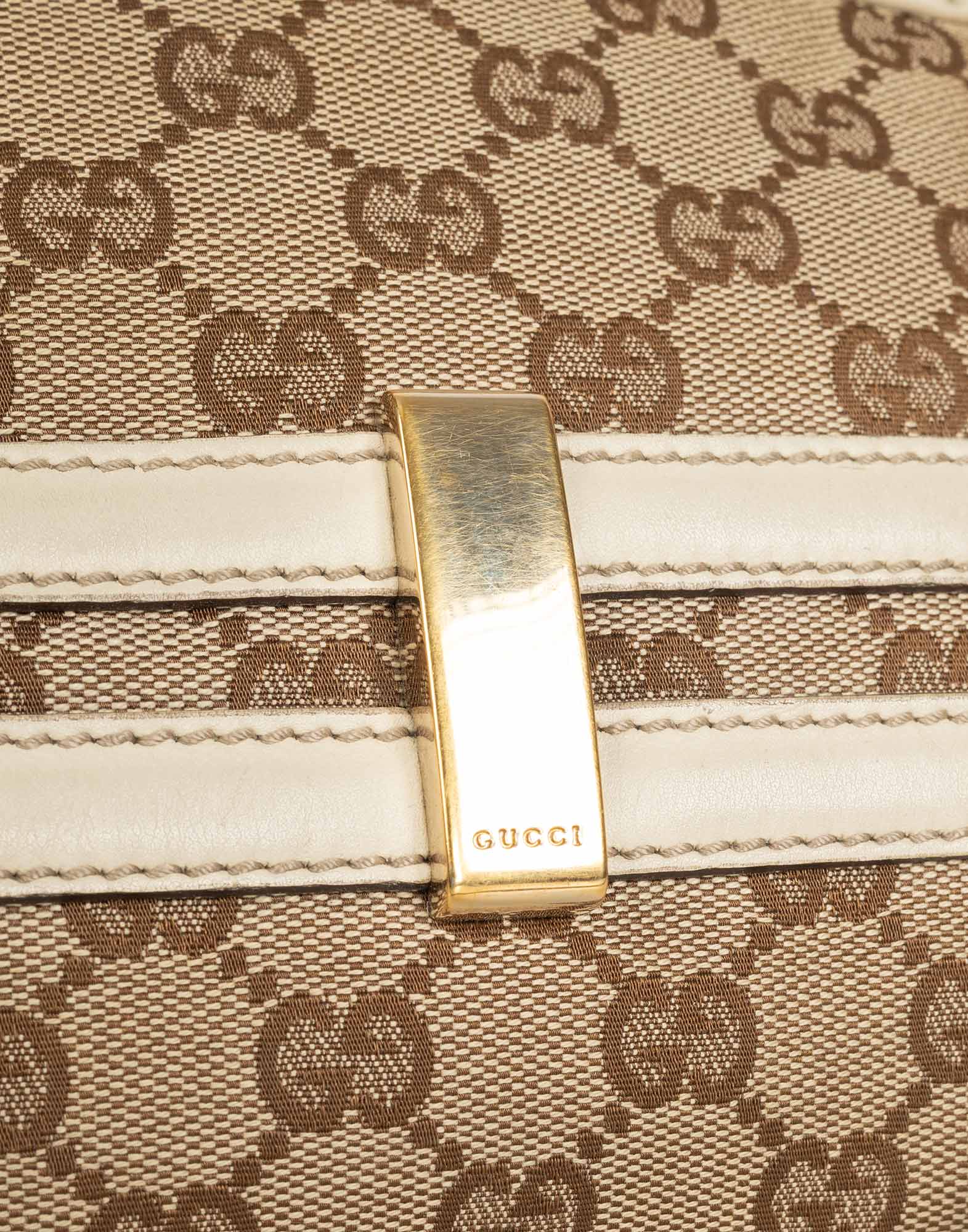 Gucci - Borsa Horsebit in canvas anni 90 - immagine 8