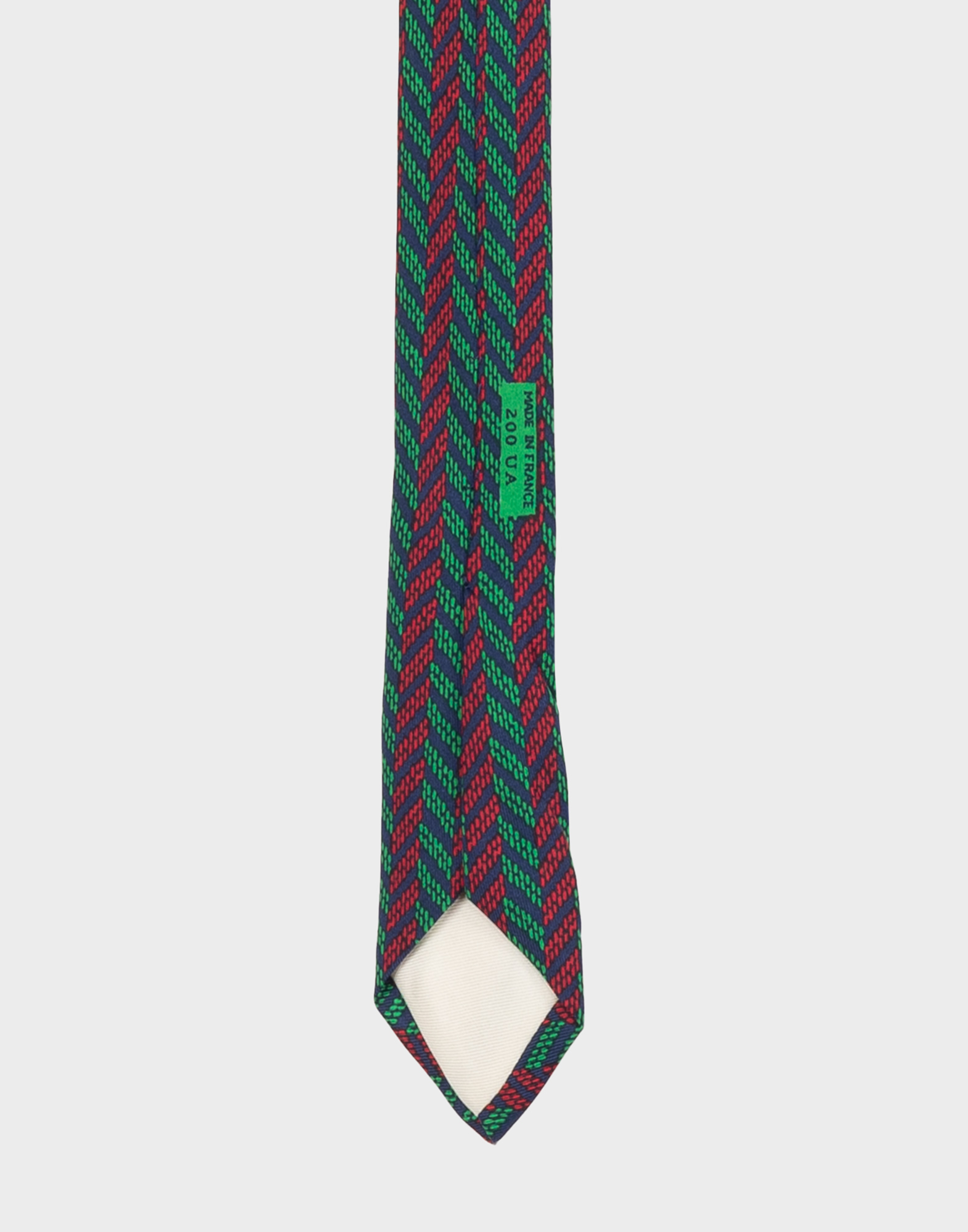 Hermes - '80s herringbone pattern tie - Image 5