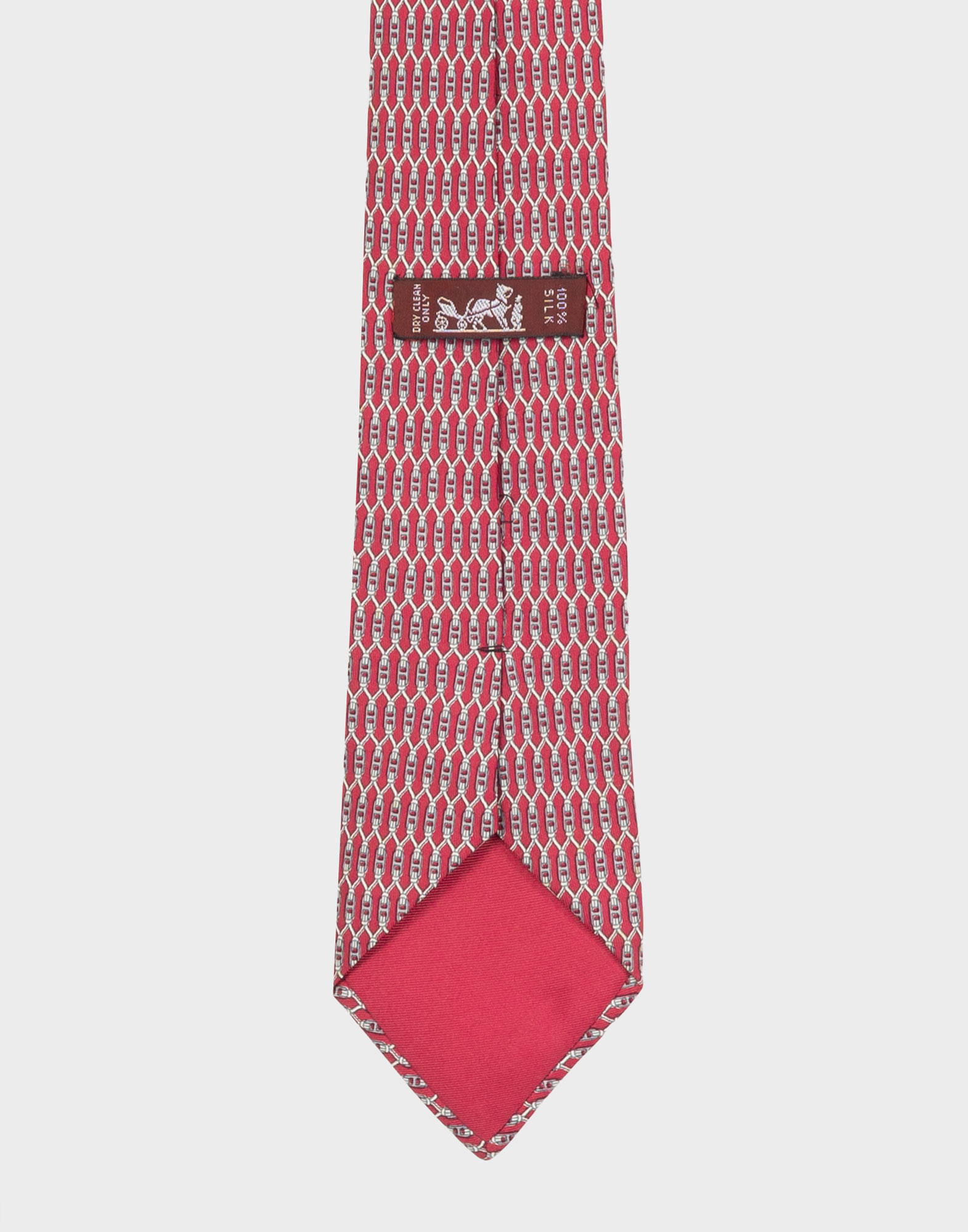 Hermes - Cravatta anni '80 rossa - immagine 4