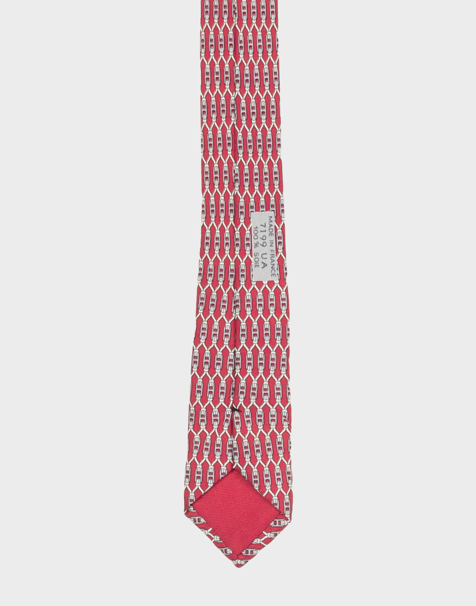 Hermes - Cravatta anni '80 rossa - immagine 5